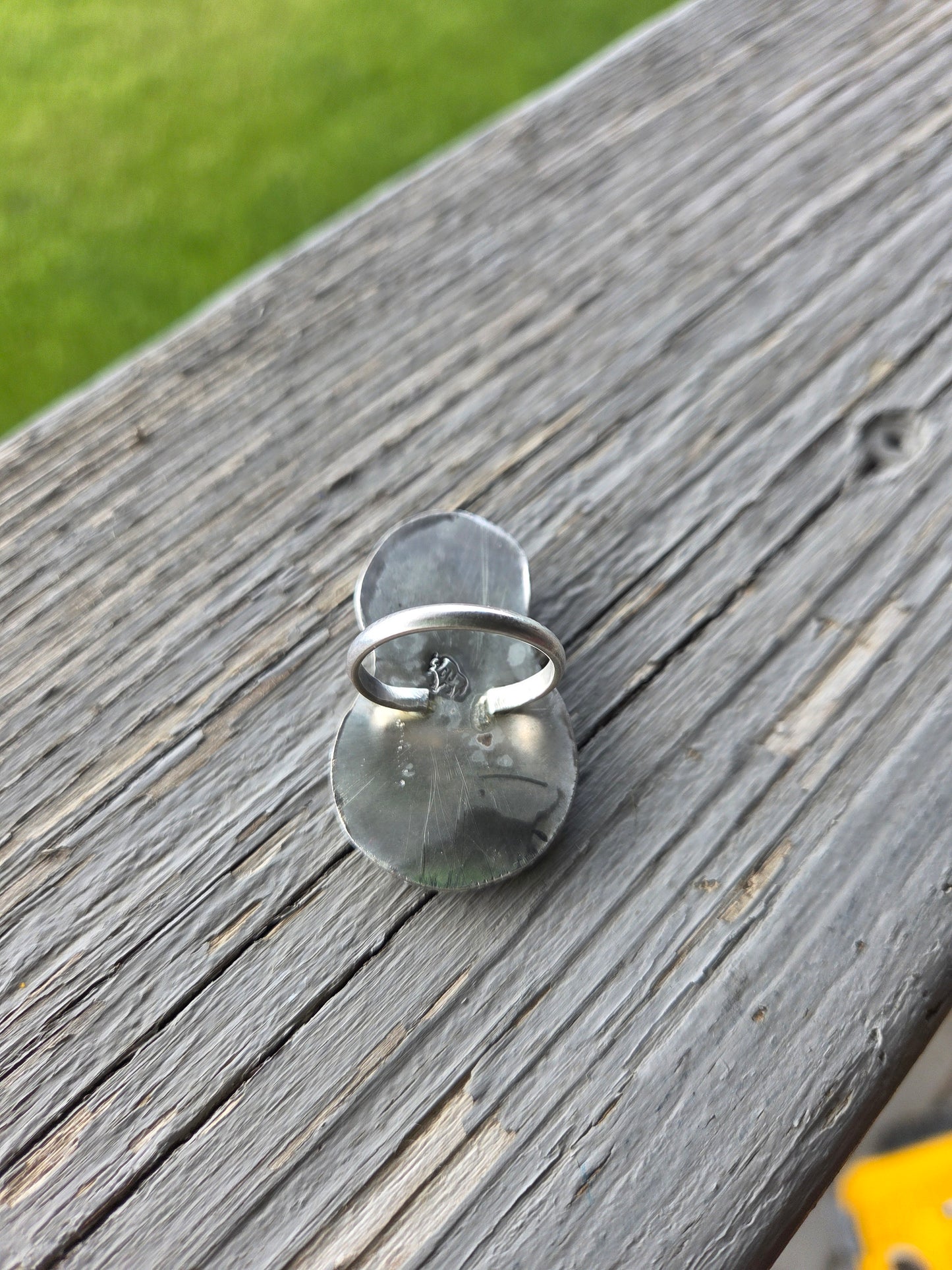 Tyrone Turquoise & Buffalo • Sterling Silver Size 8 3/4