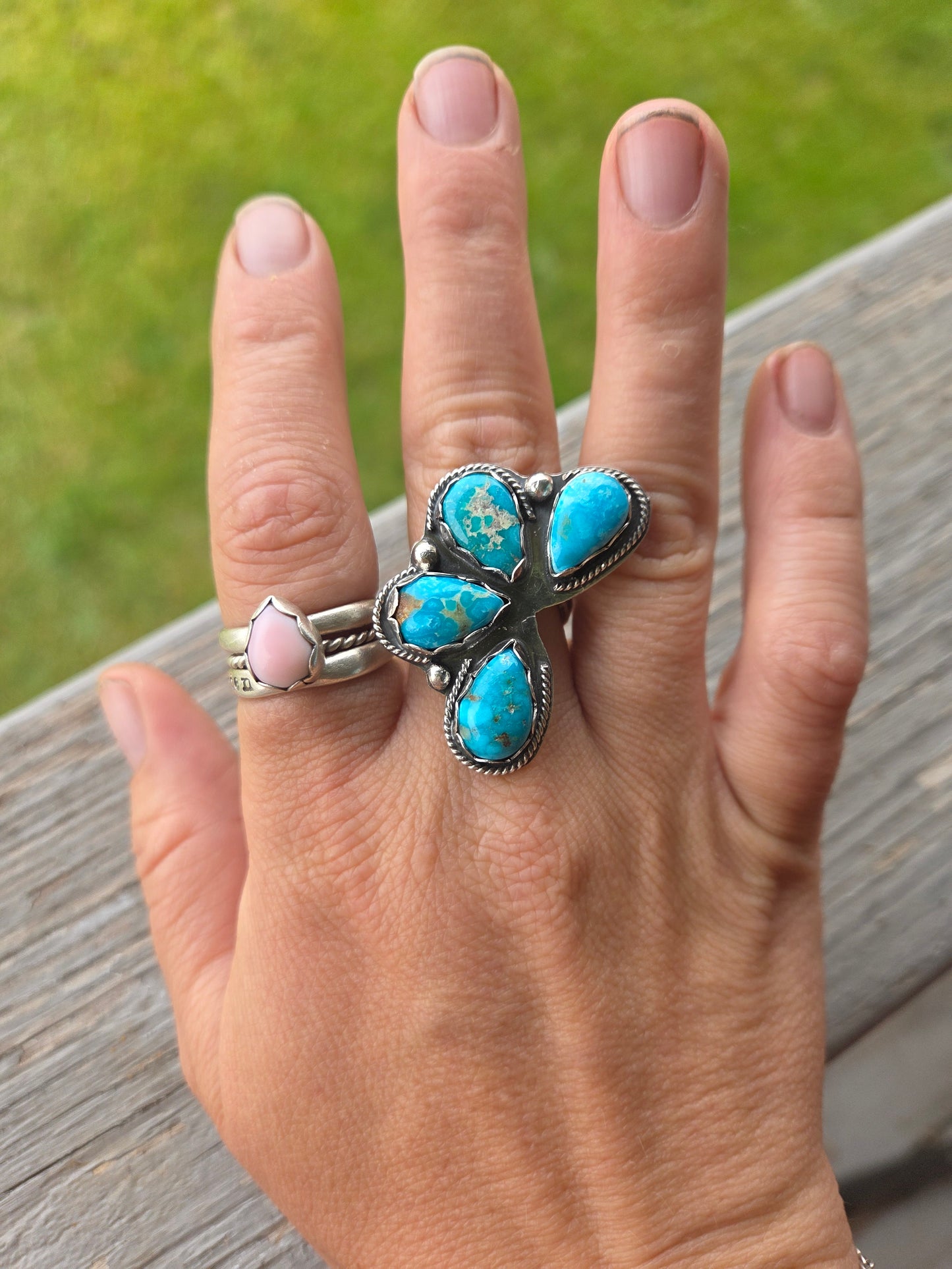 4 Stone Kingsmen Turquoise Size 8.5