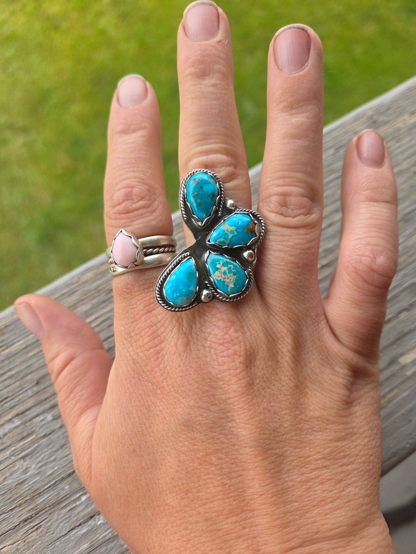 4 Stone Kingsmen Turquoise Size 8.5