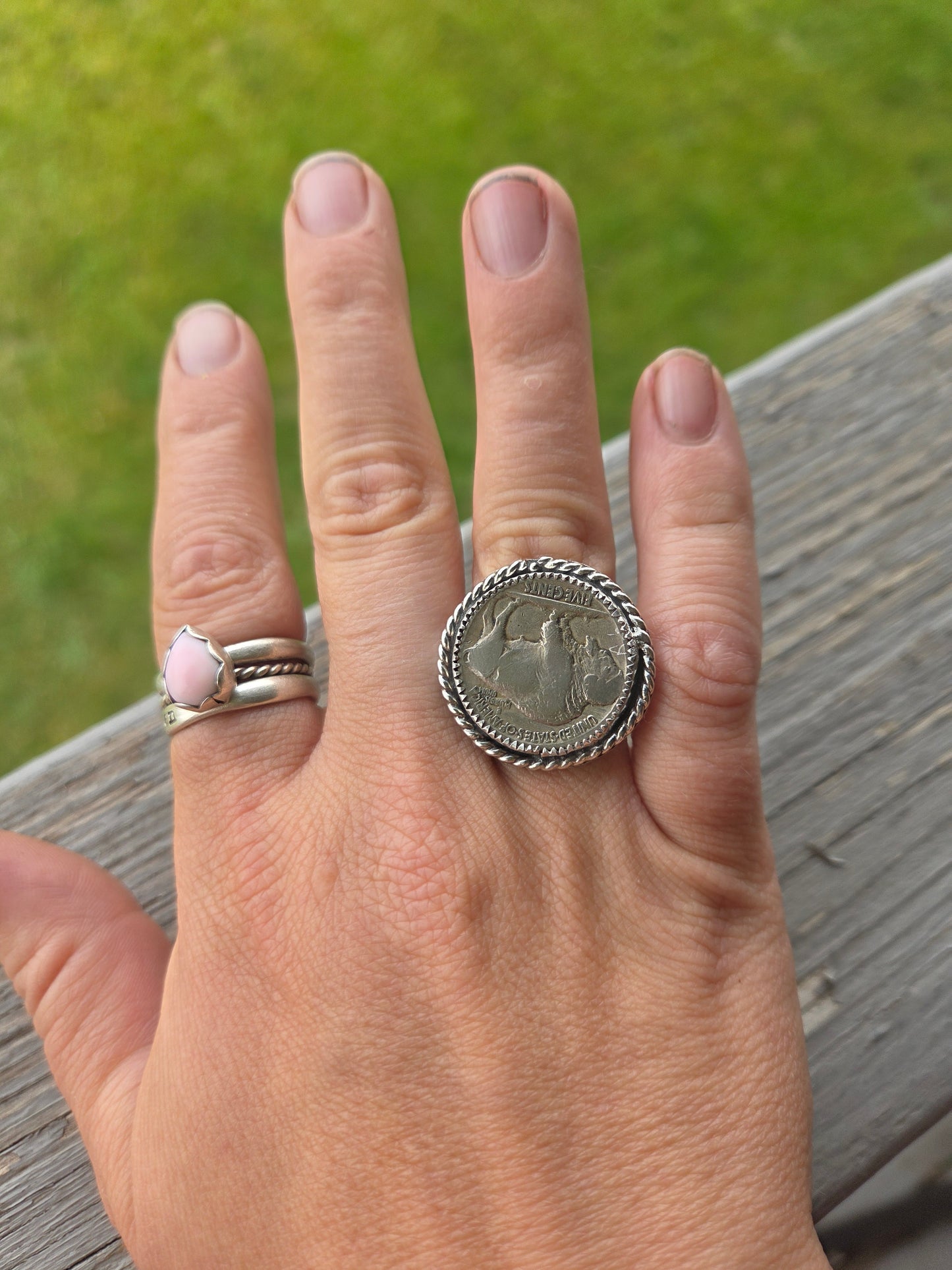 Buffalo • Sterling Silver Size 7.25