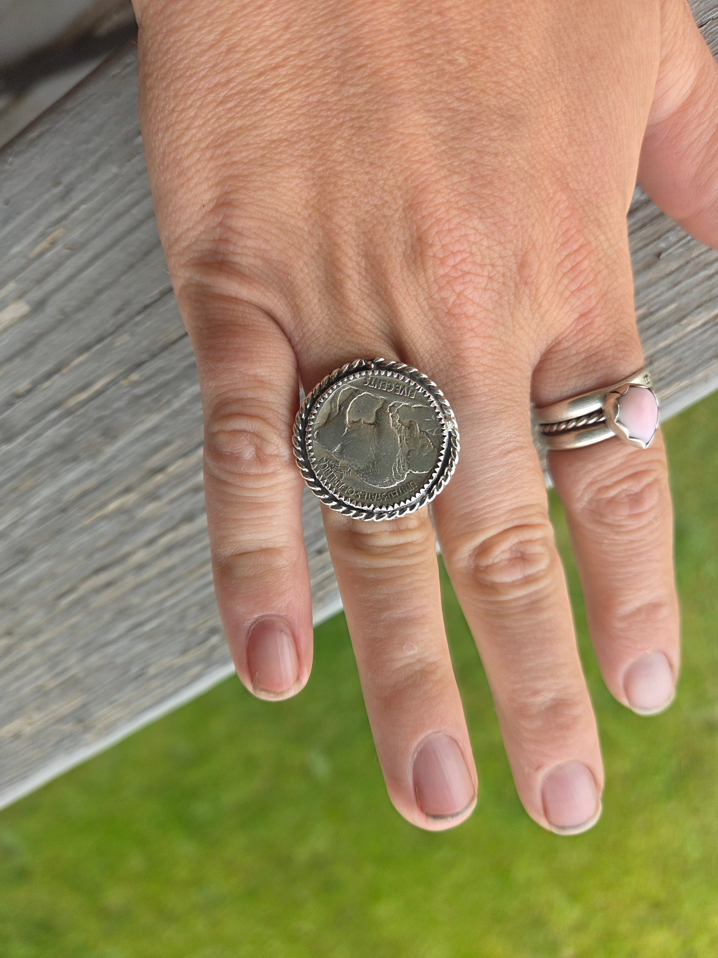 Buffalo • Sterling Silver Size 7.25