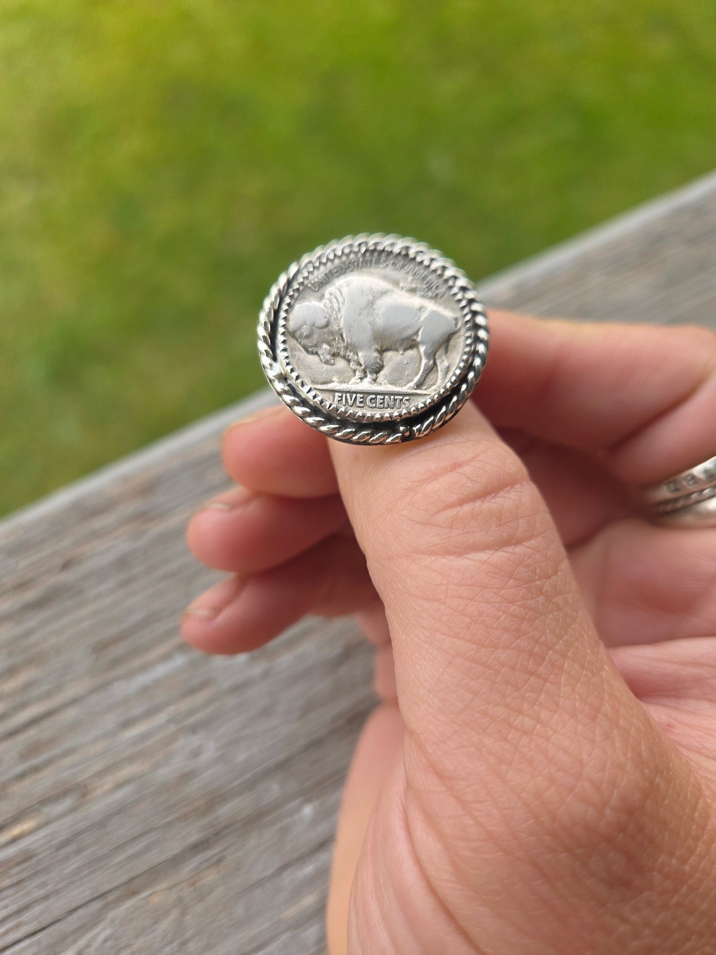 Buffalo • Sterling Silver Size 7.25
