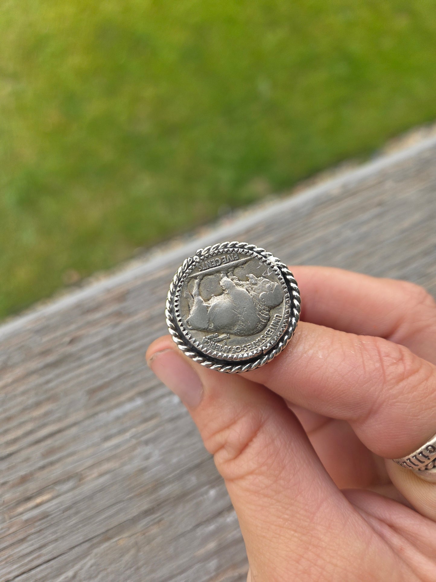 Buffalo • Sterling Silver Size 7.25