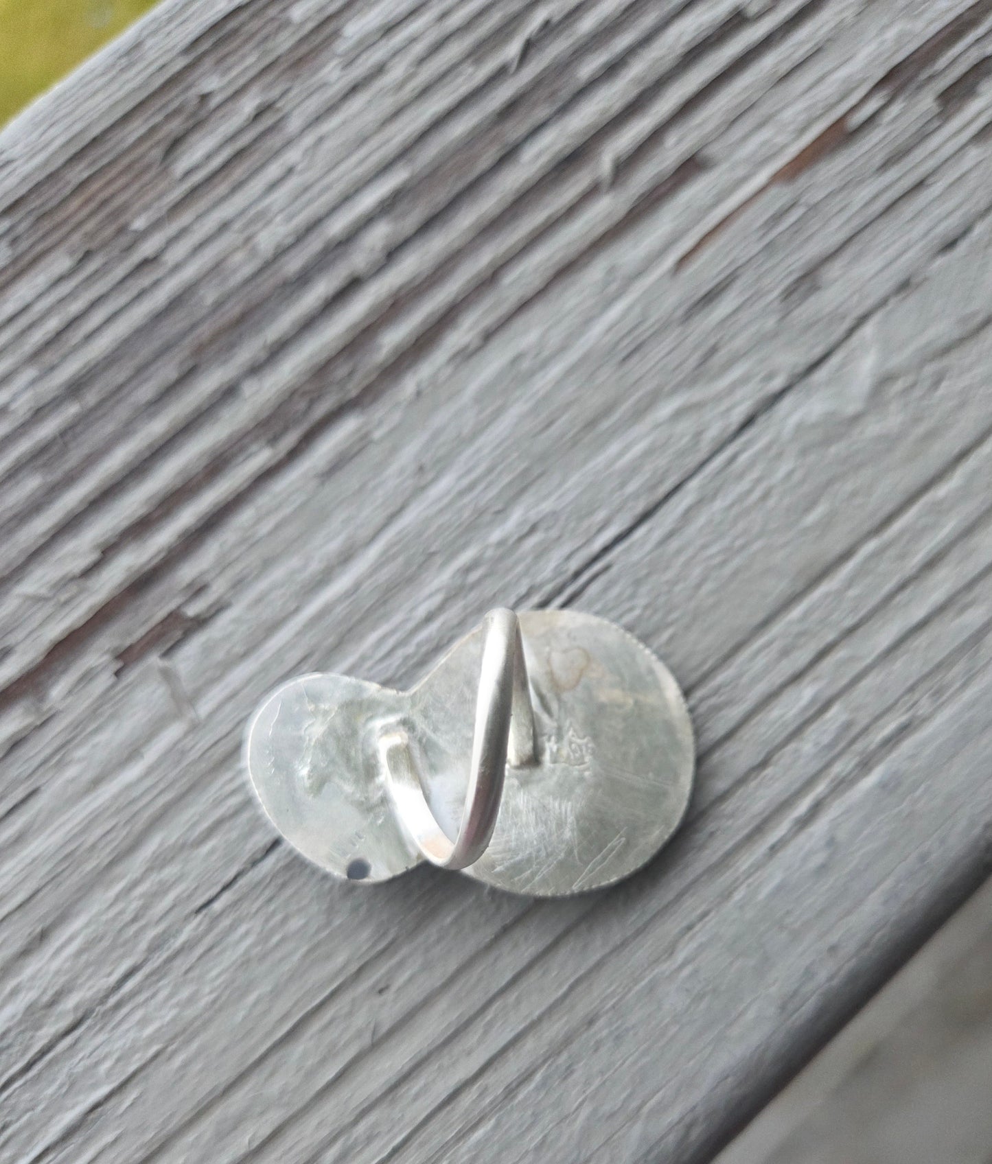 Buffalo Coin & Pink Conch Size 7 1/2