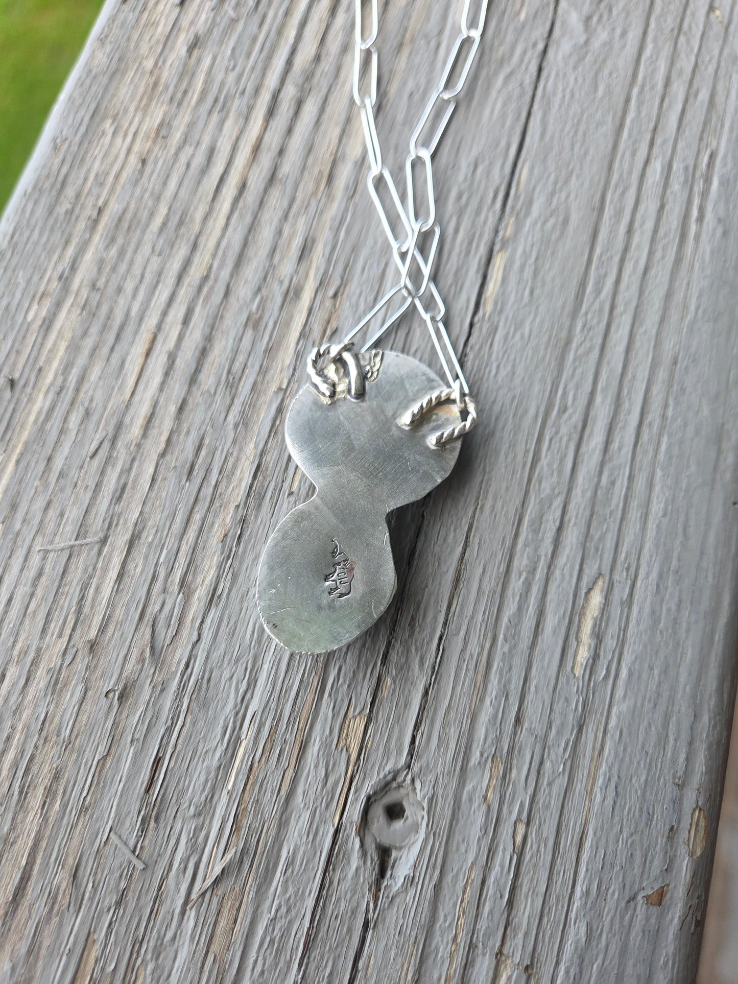 Buffalo Coin and Evans Turquoise 18 inches