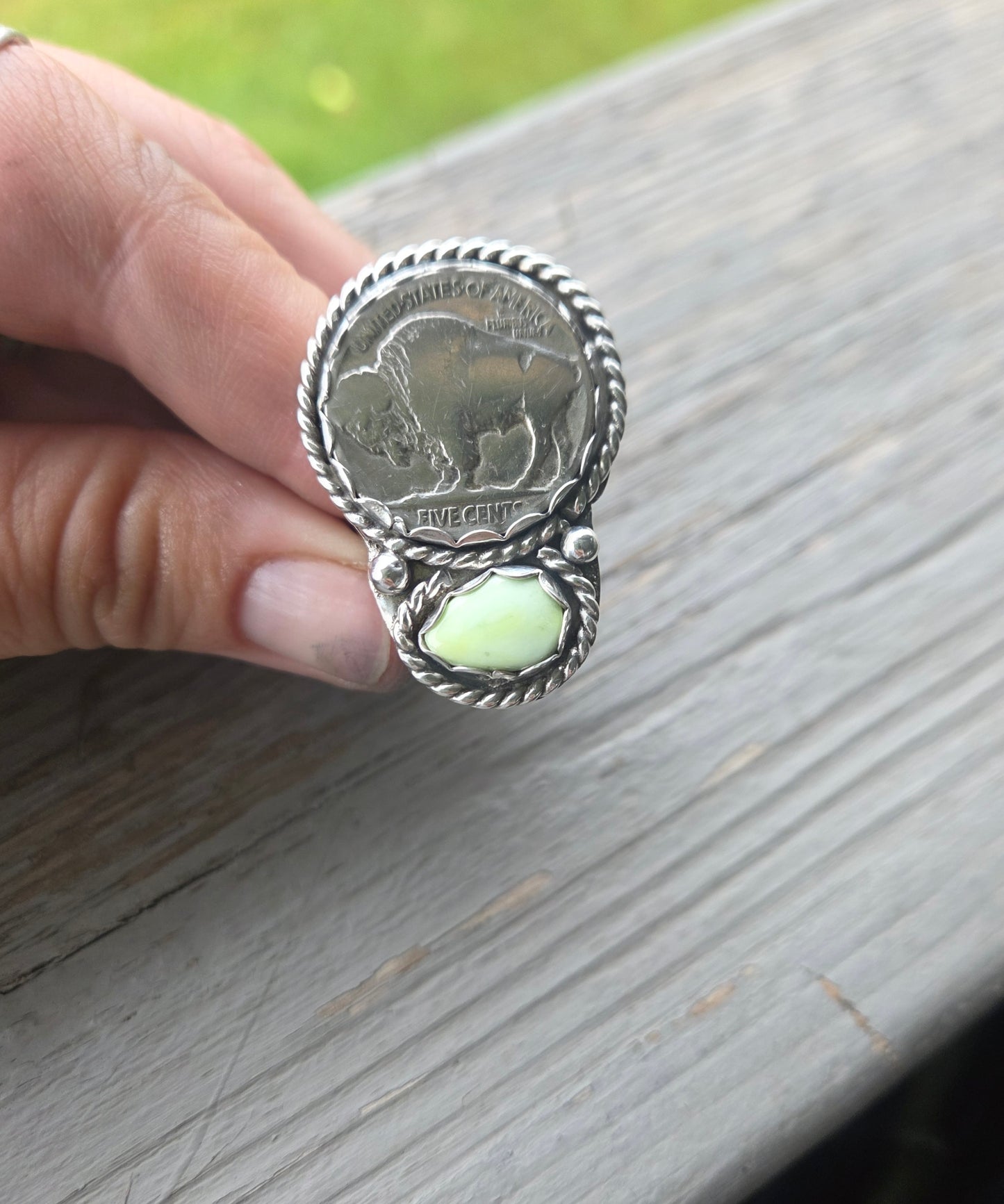 Buffalo Coin & Palomino Size 8