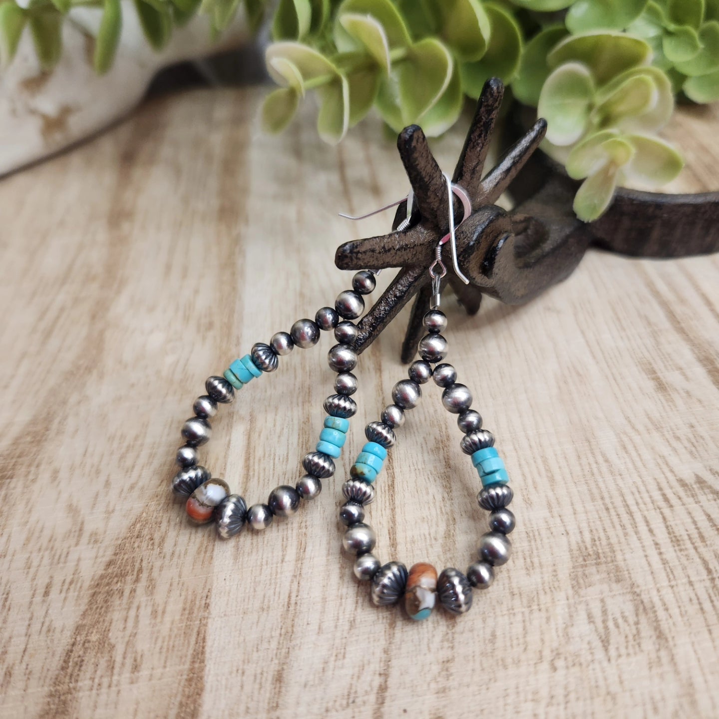 KingsmenTurquoise, Spiny Oyster Turquoise, & Sterling Silver Navajo Style Pearls