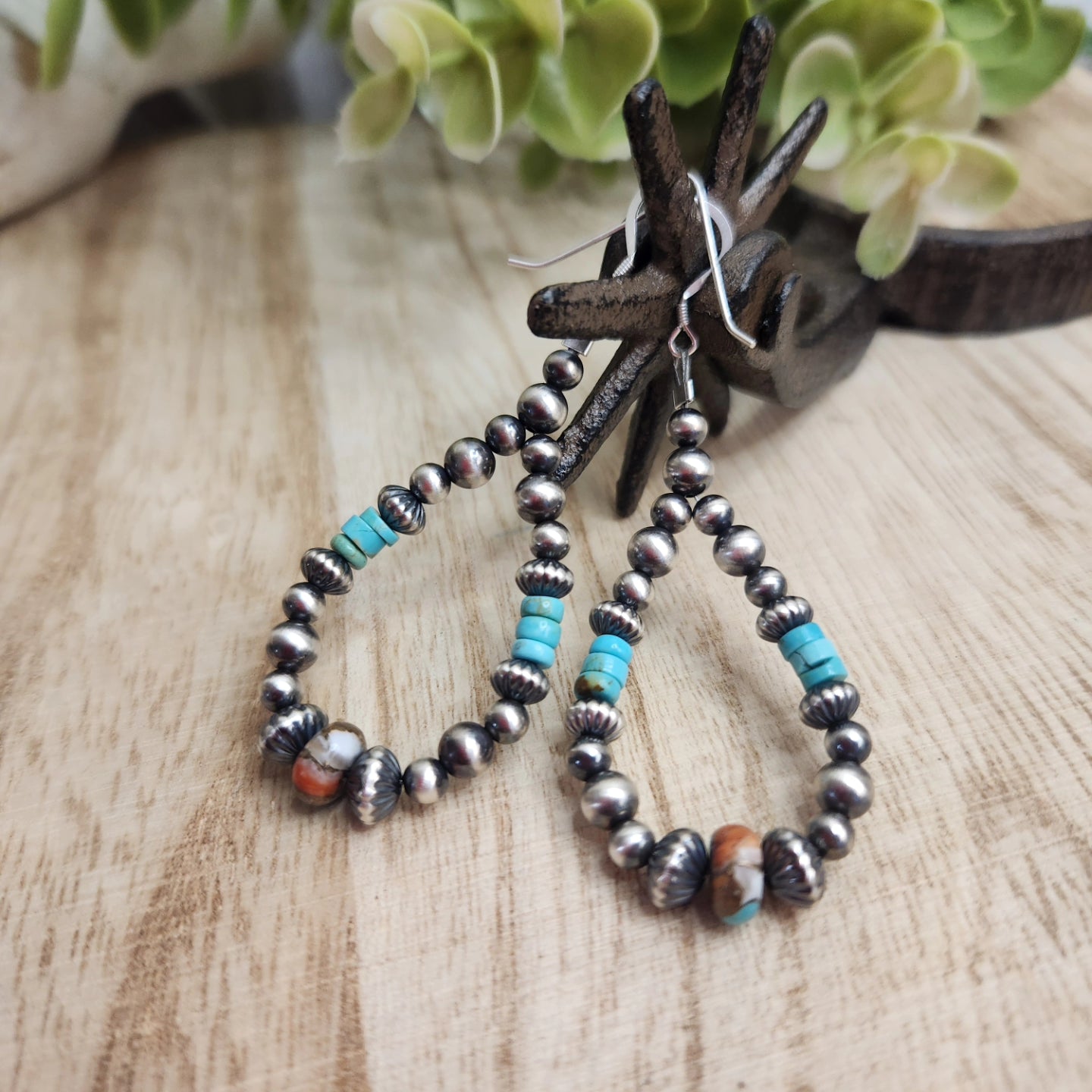 KingsmenTurquoise, Spiny Oyster Turquoise, & Sterling Silver Navajo Style Pearls