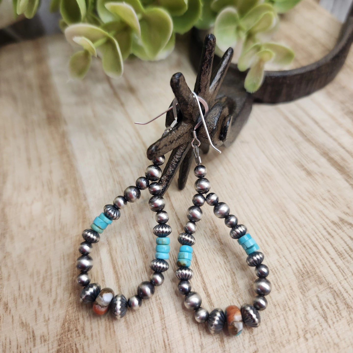 KingsmenTurquoise, Spiny Oyster Turquoise, & Sterling Silver Navajo Style Pearls
