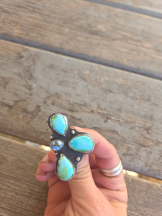 Sonoran Turquoise • Golden Hill Turquoise Size 7.5