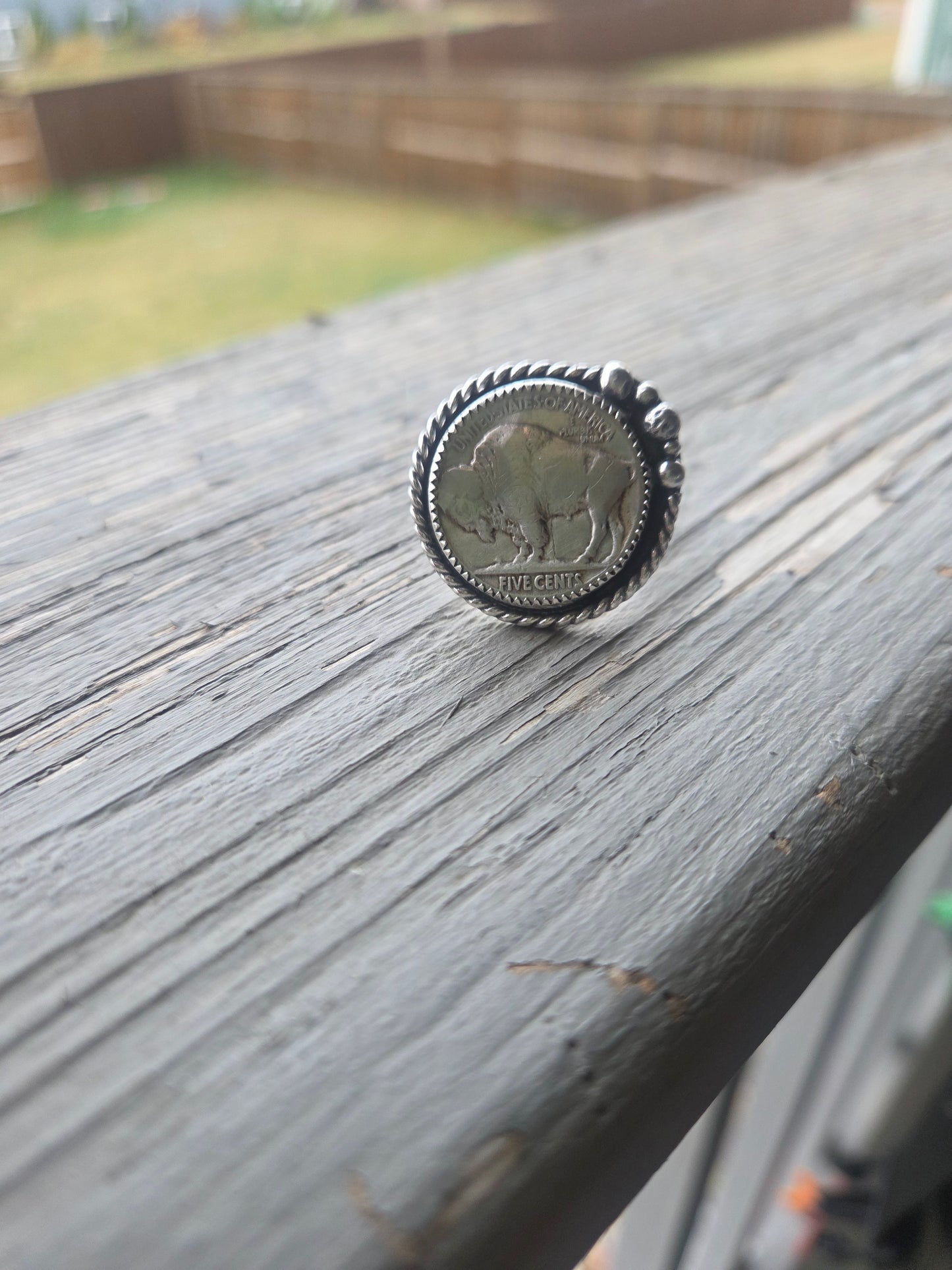 Buffalo • Sterling Silver Size 8