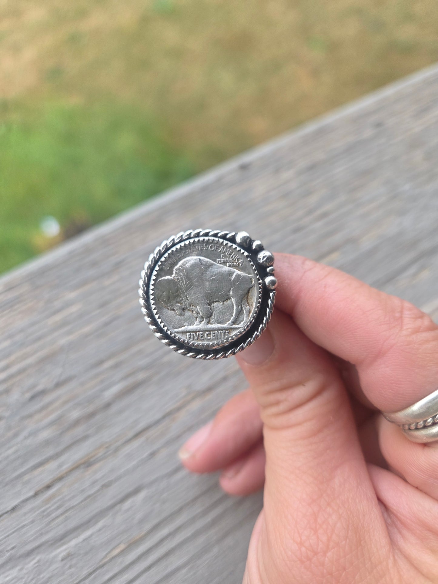 Buffalo • Sterling Silver Size 8