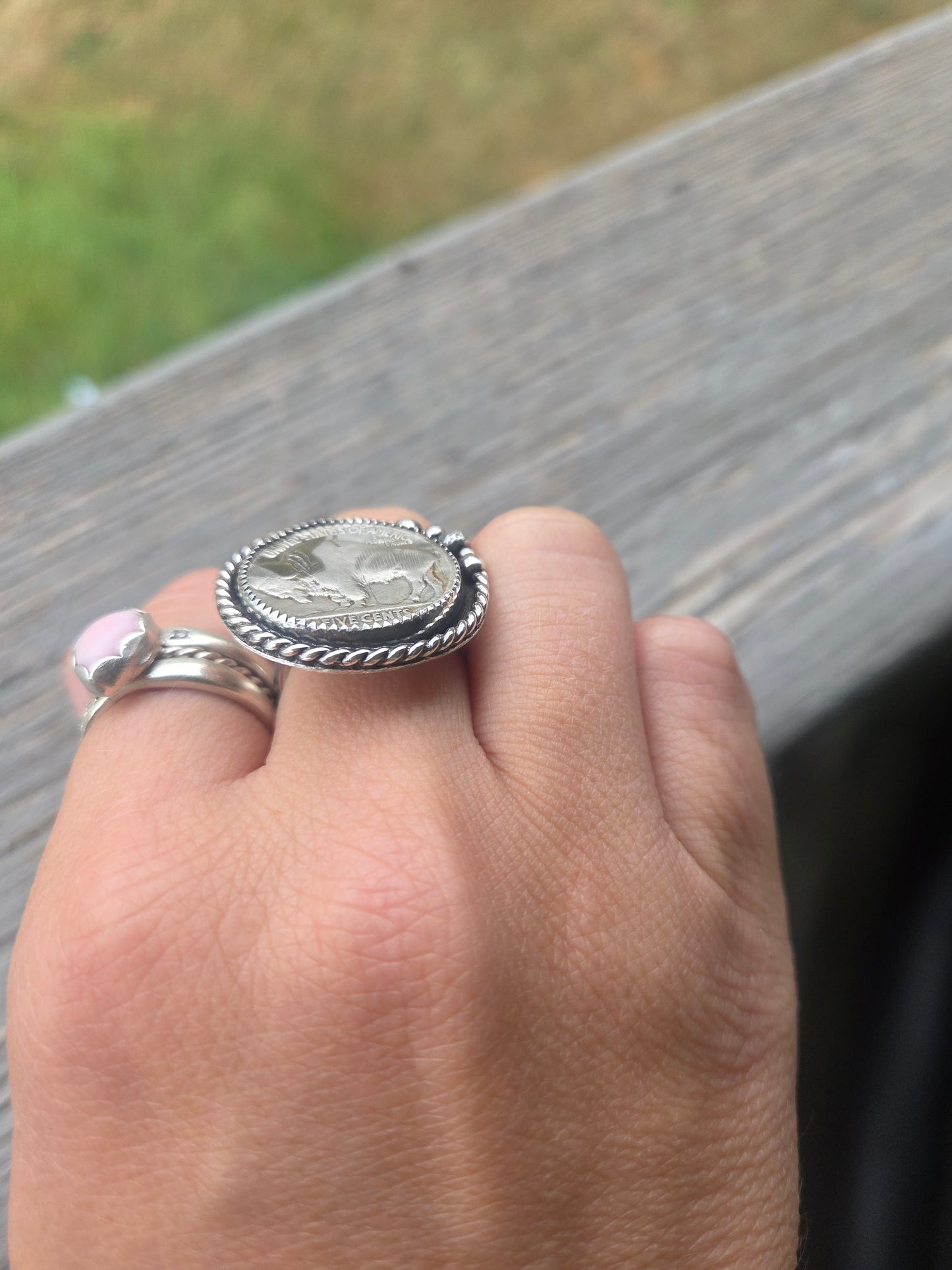 Buffalo • Sterling Silver Size 8