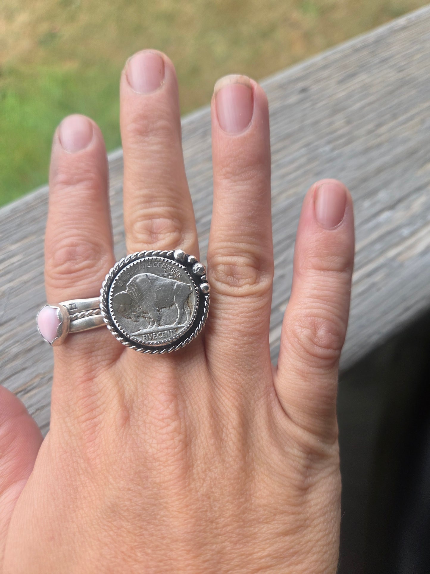 Buffalo • Sterling Silver Size 8