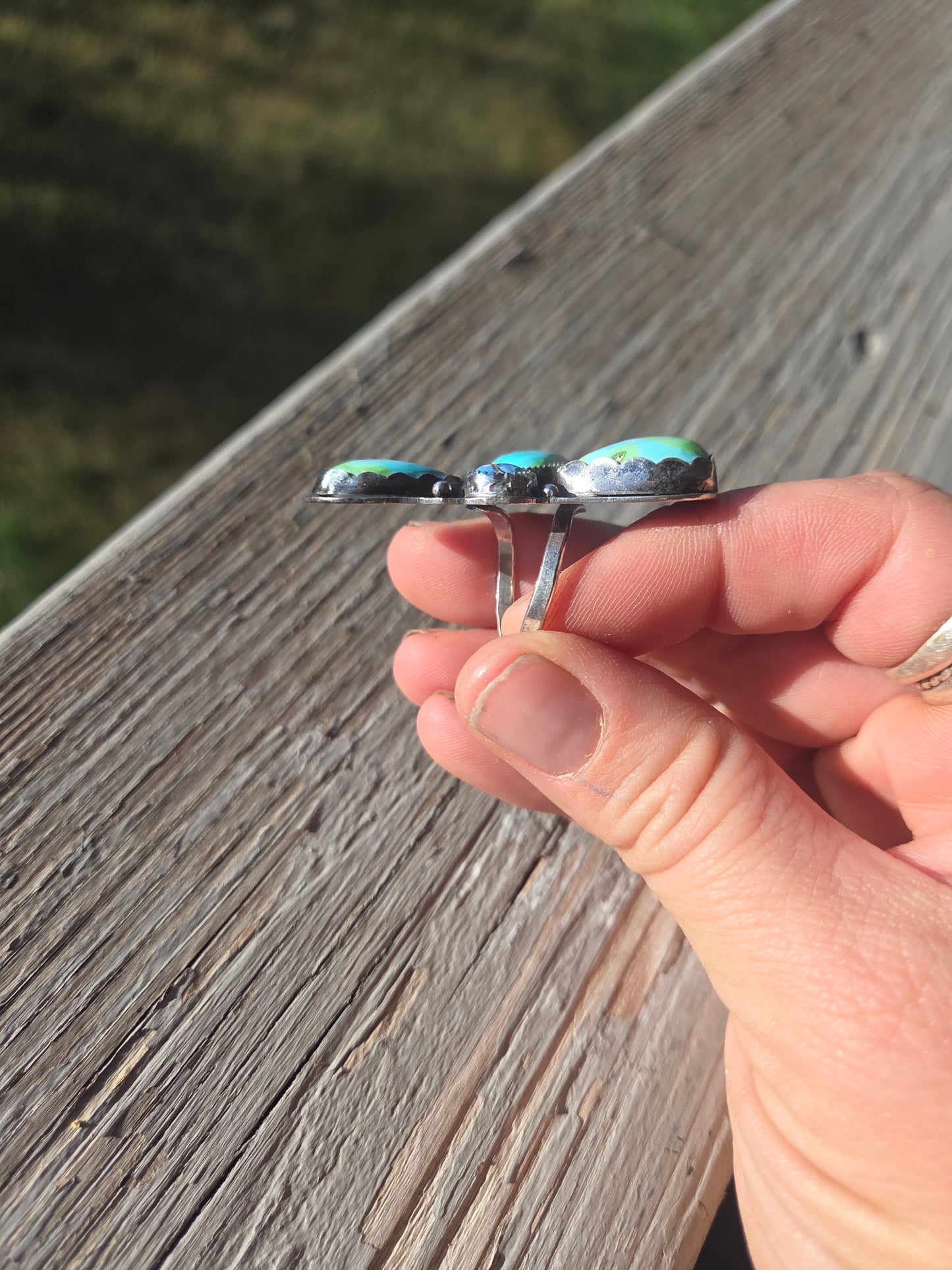 Sonoran Turquoise • Golden Hill Turquoise Size 7.5