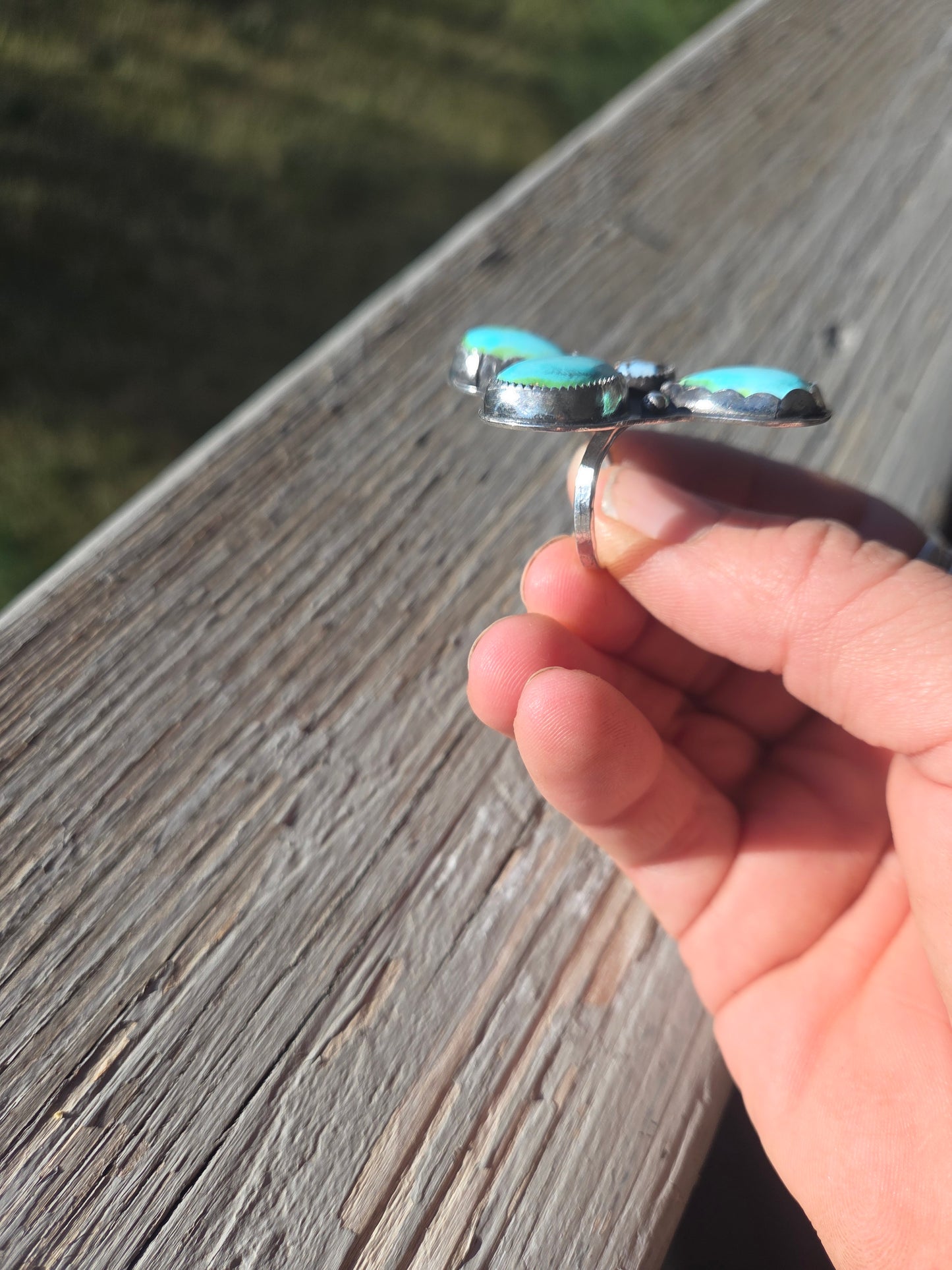 Sonoran Turquoise • Golden Hill Turquoise Size 7.5