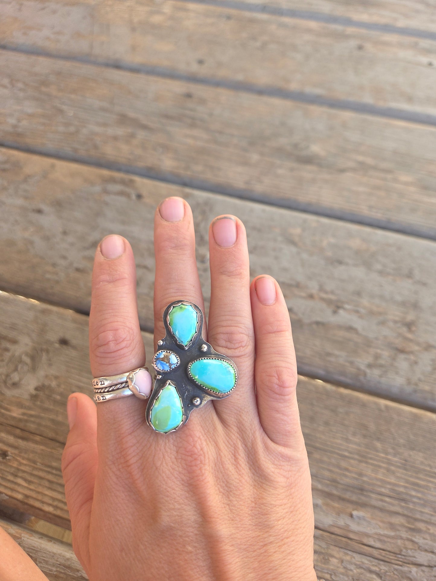 Sonoran Turquoise • Golden Hill Turquoise Size 7.5