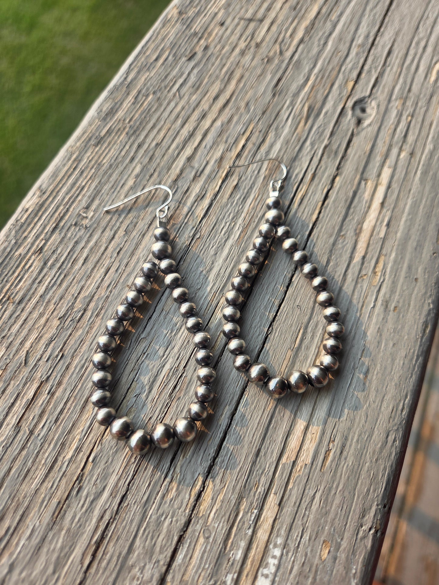 Sterling Silver Navajo Style Pearls