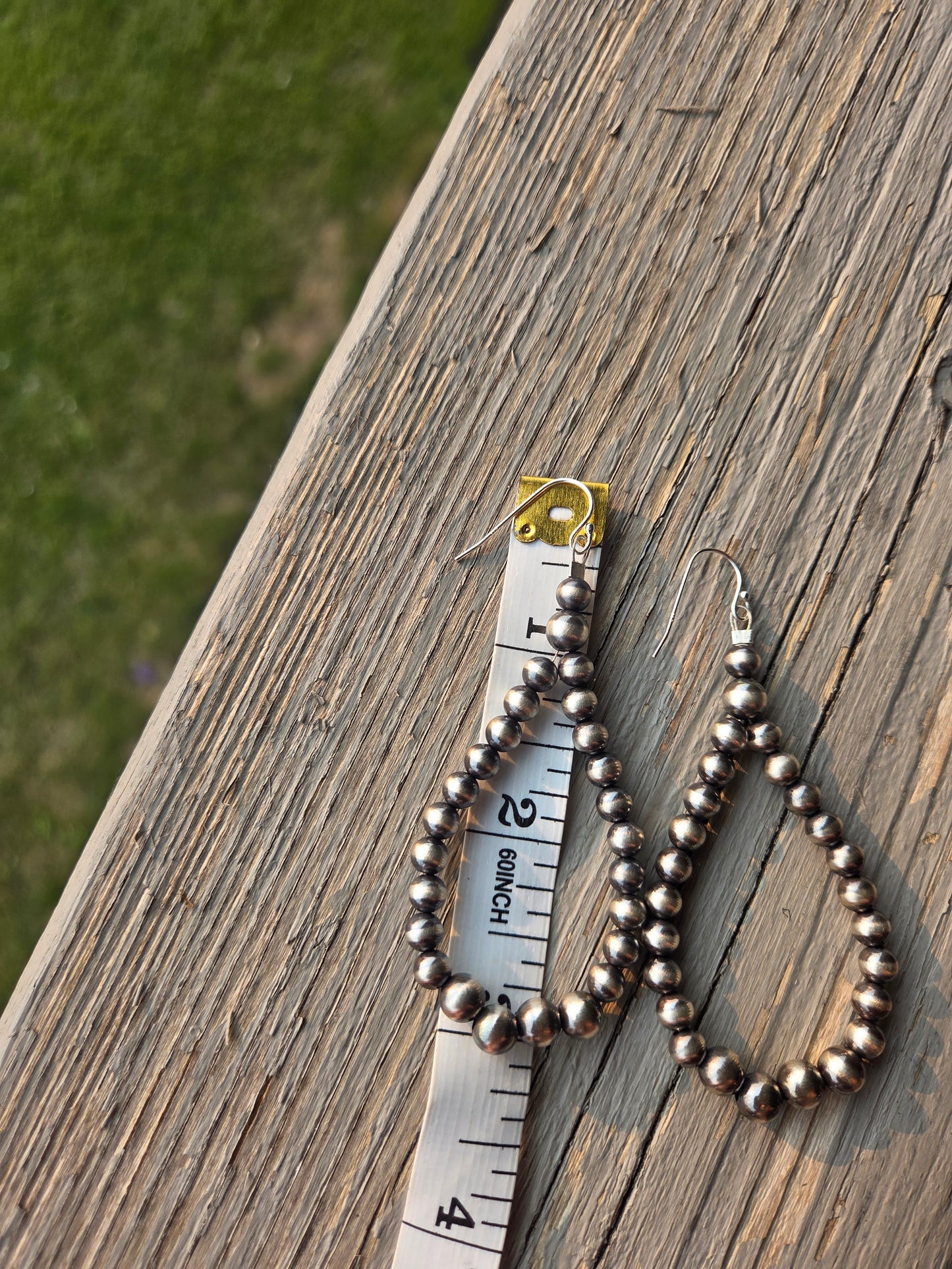 Sterling Silver Navajo Style Pearls