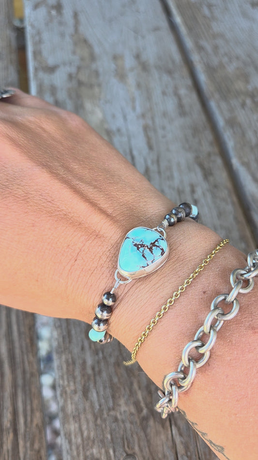 Golden Hill Turquoise Adjustable Bracelet