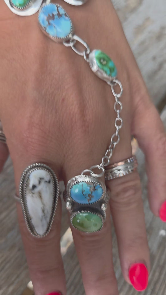 ButterFly bracelet/ring Chain