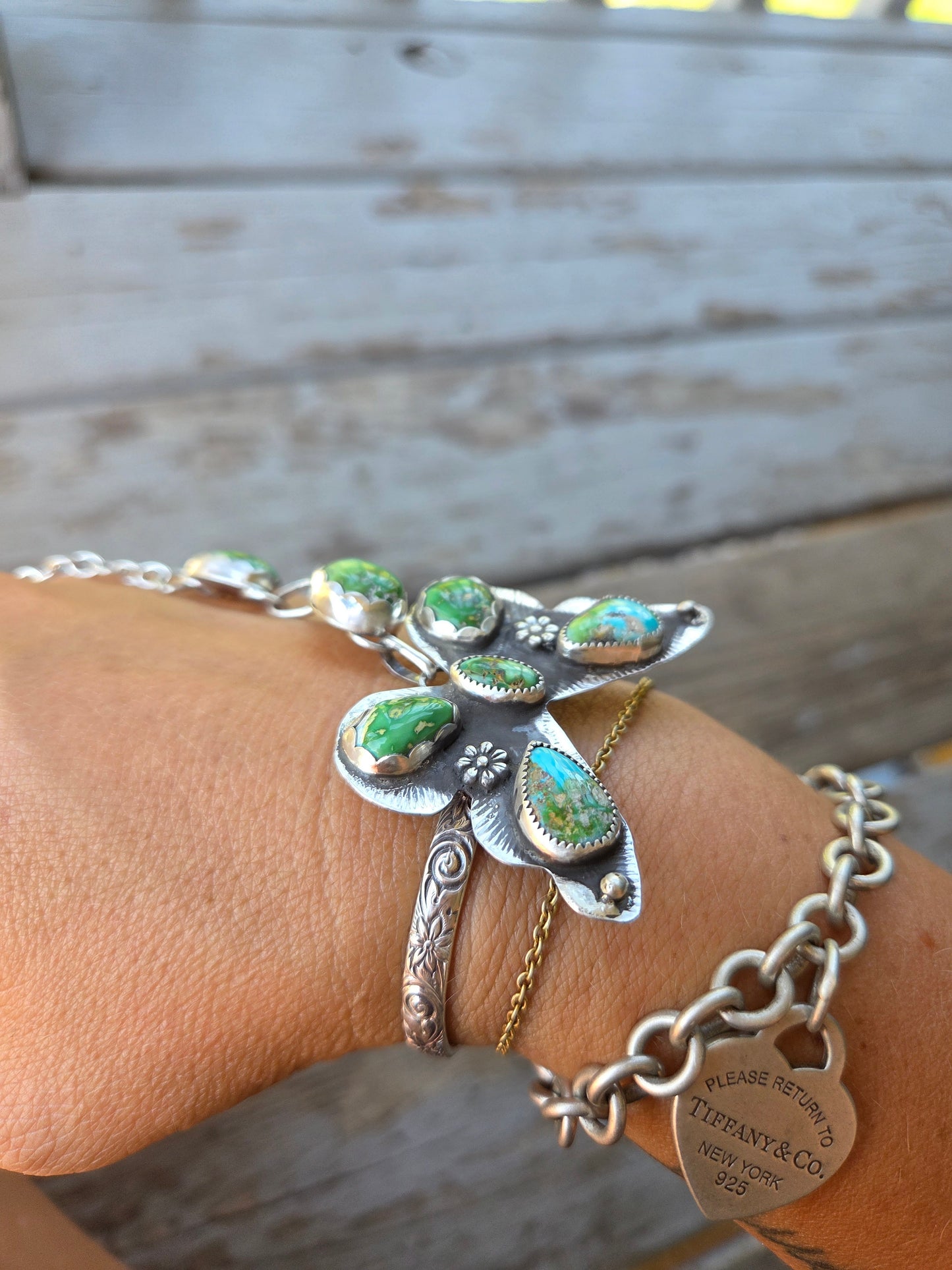 ButterFly bracelet ring combo