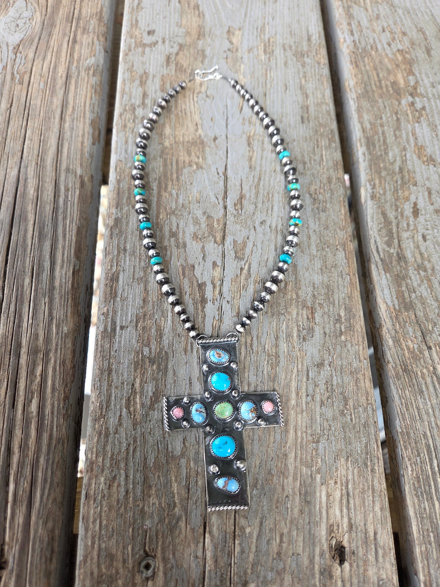 Cross Cluster Necklace