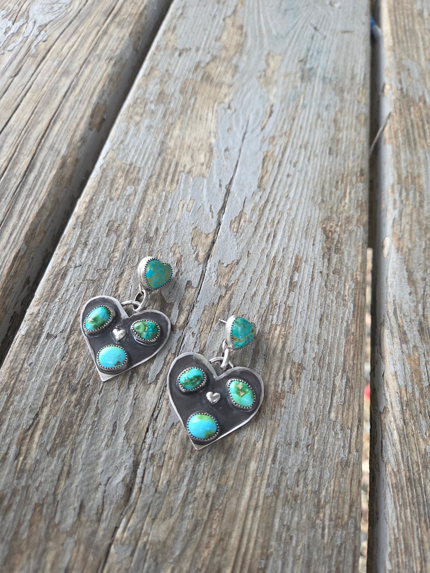 Heart Turquoise Earrings