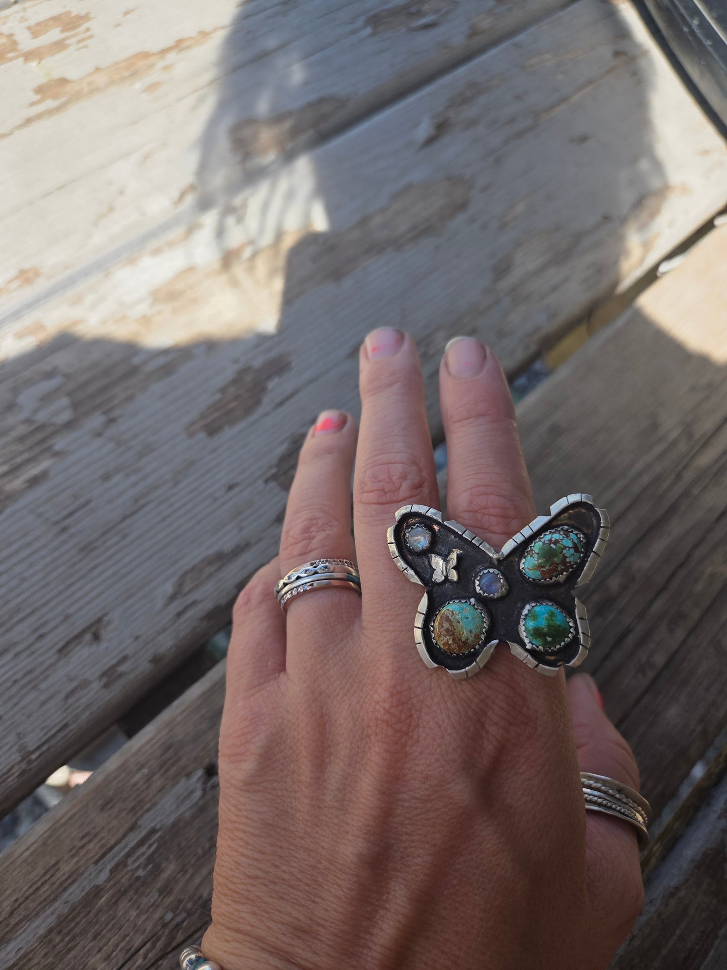 Butterfly Shadow Box Ring