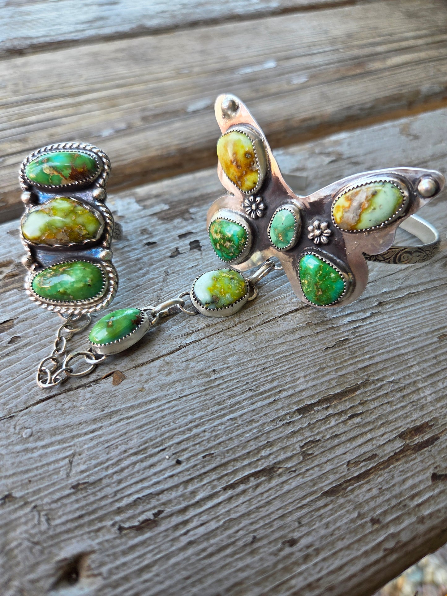 ButterFly bracelet ring combo