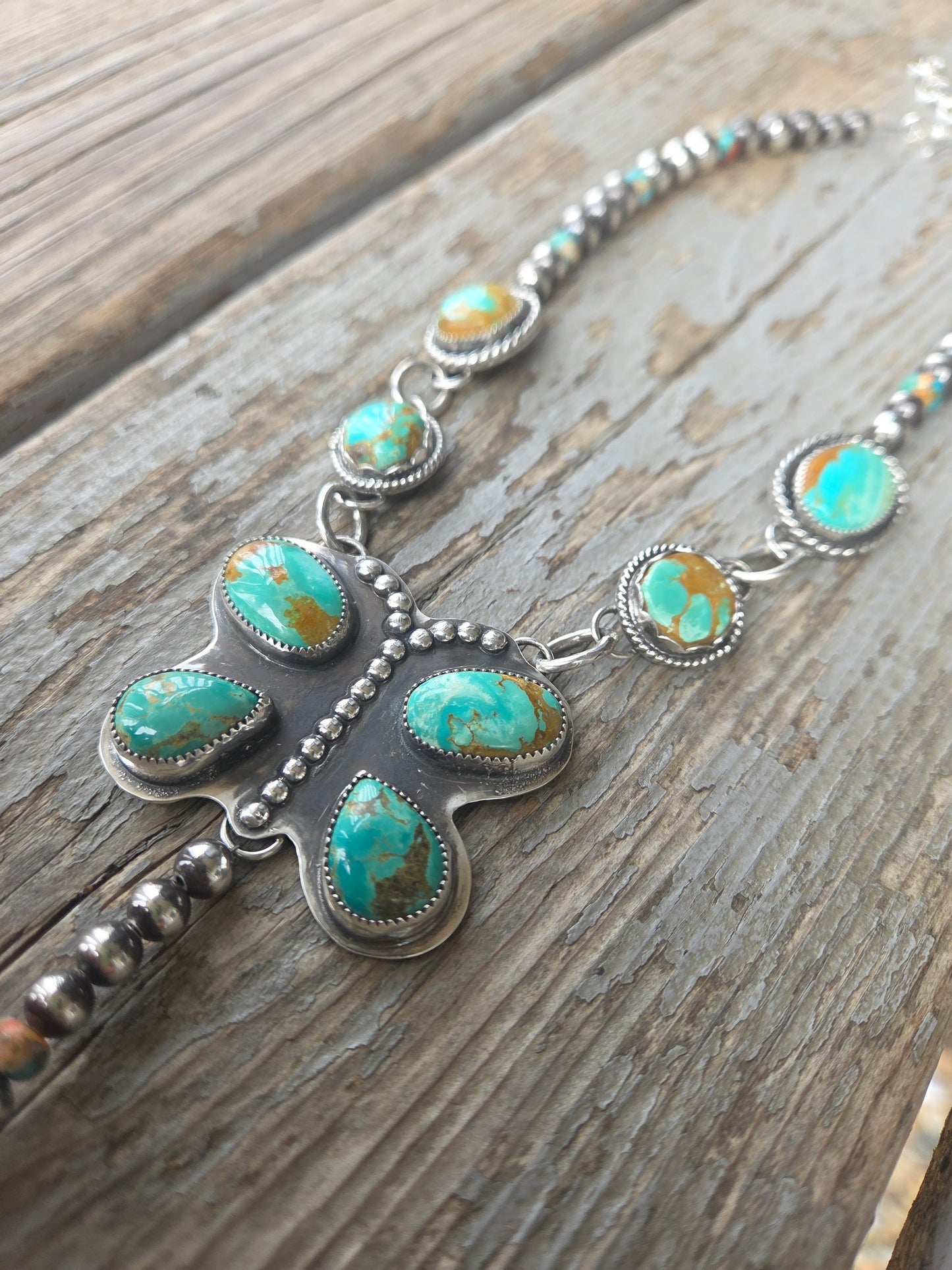 Hidden Valley & Tyrone Turquoise & Sterling Pearls