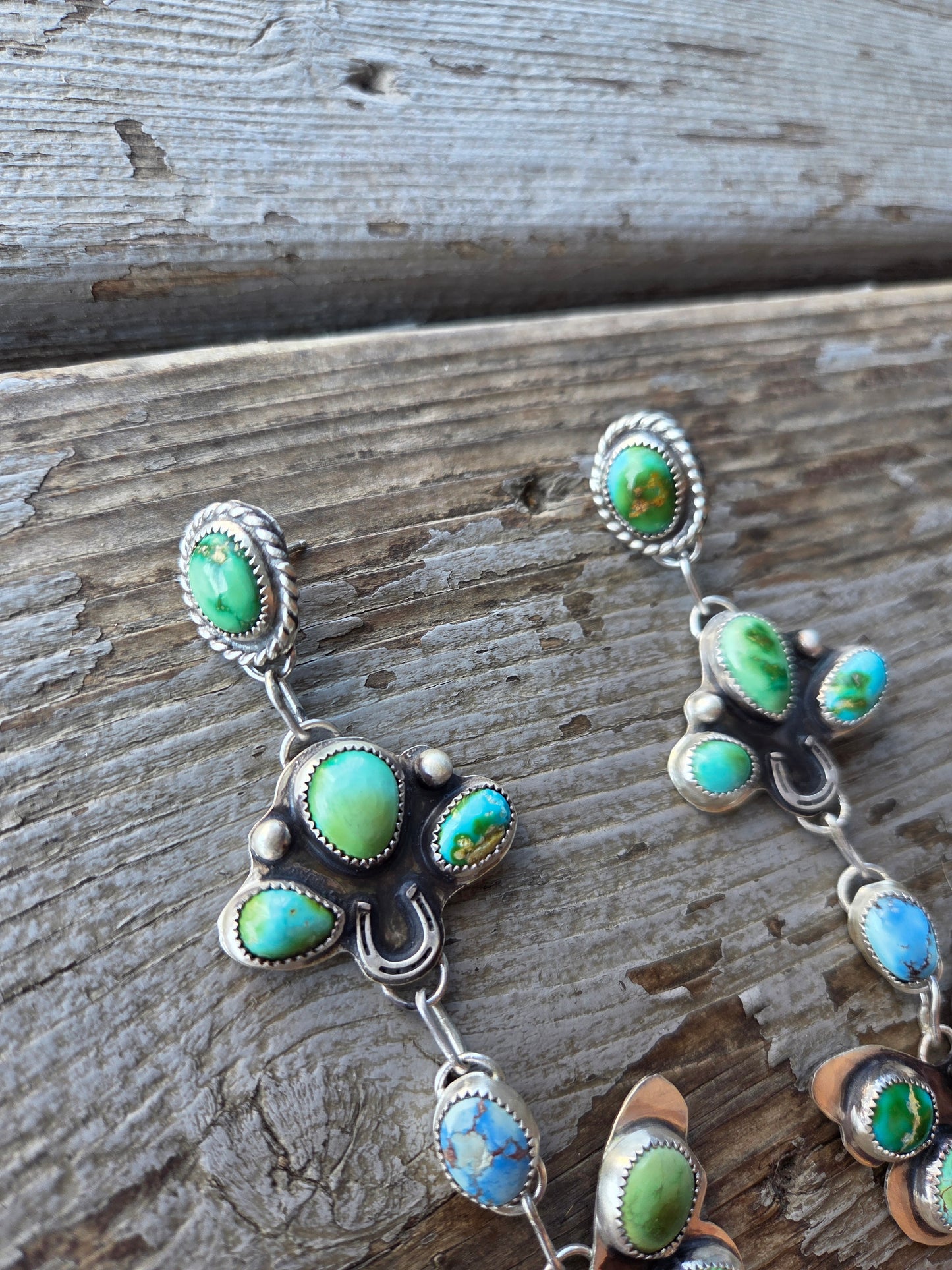 Butter Fly Turquoise Earrings