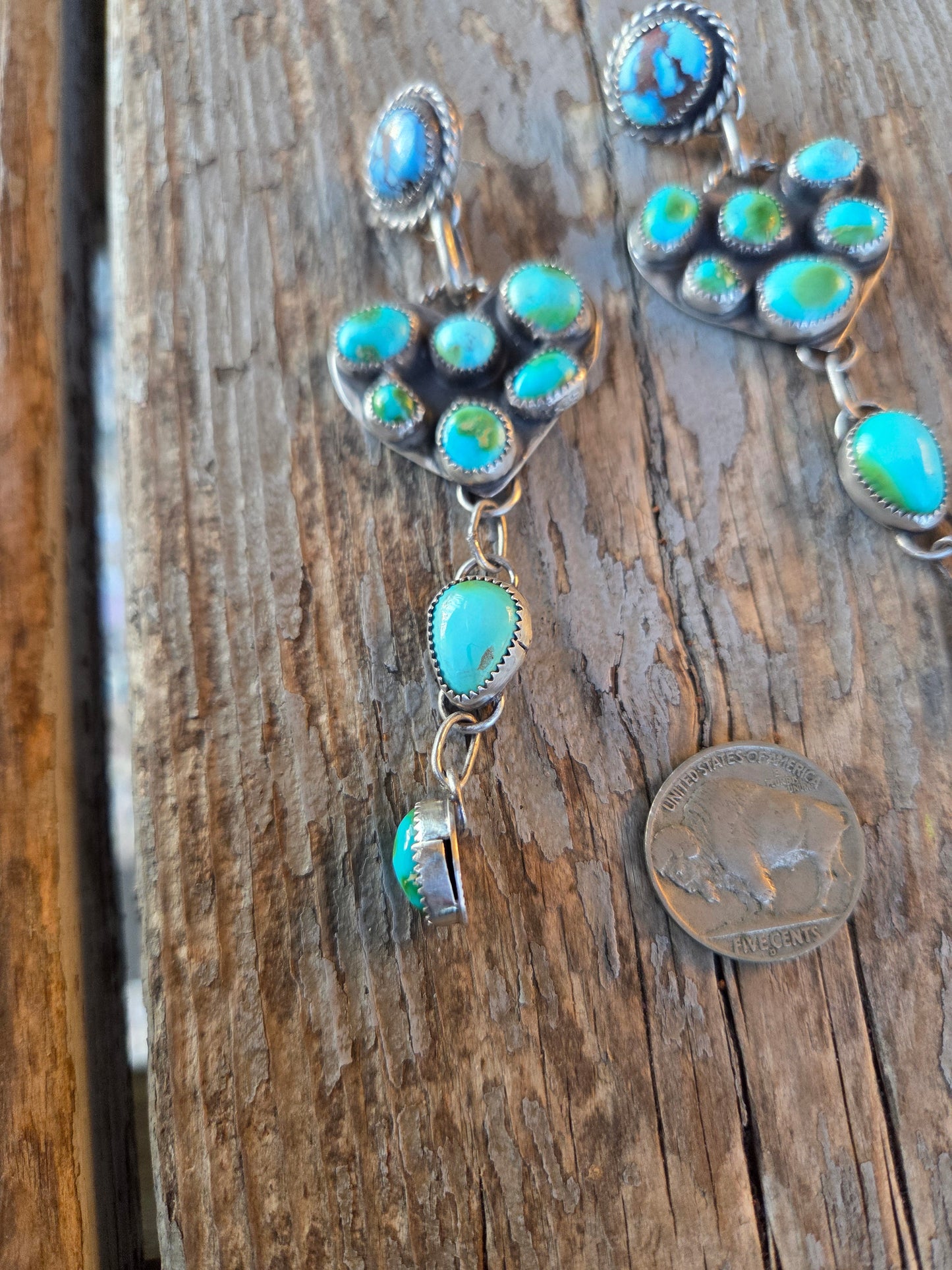 Heart Turquoise Earrings