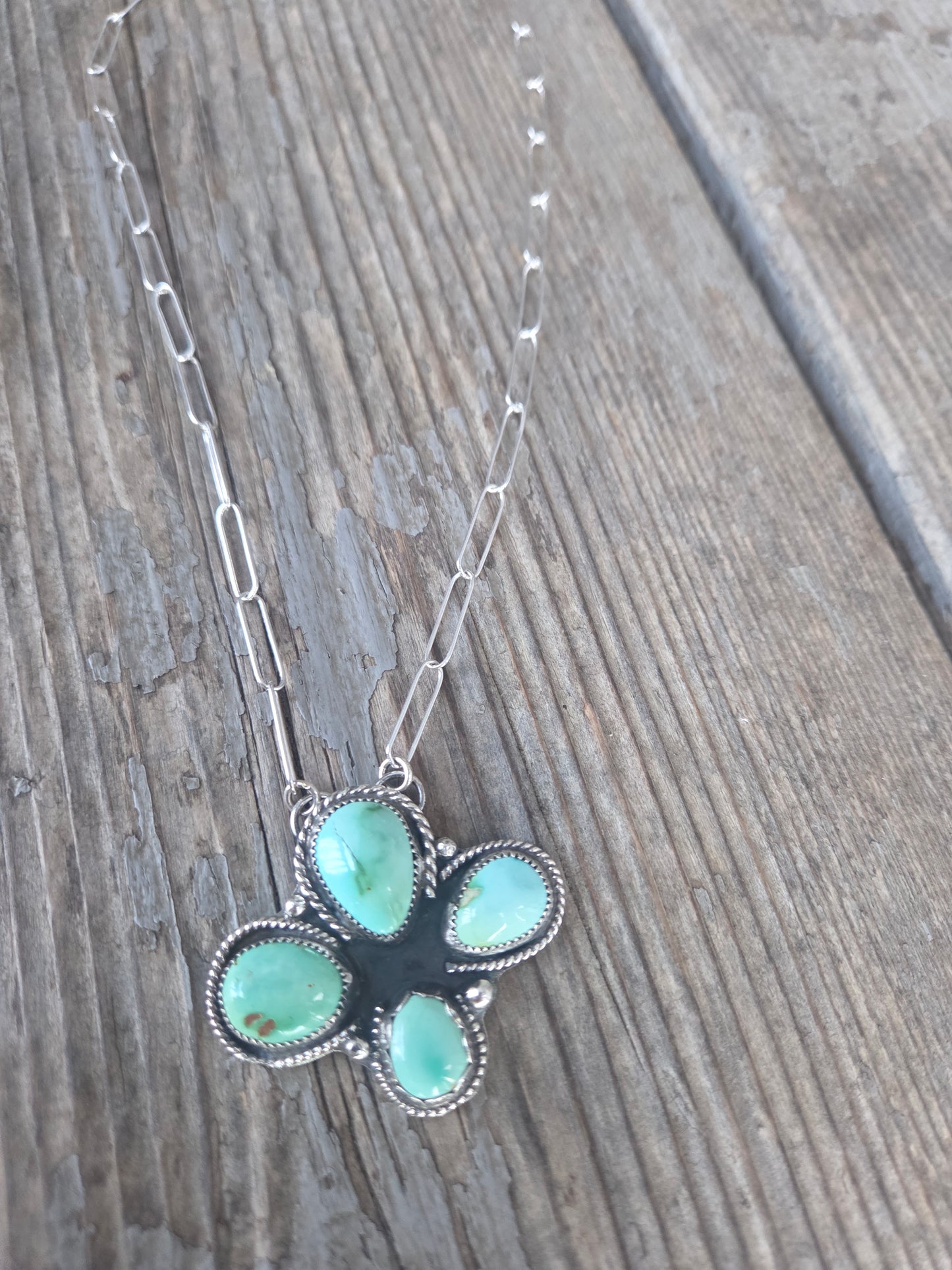 Emerald Valley Turquoise 17 inches-adjustable chain