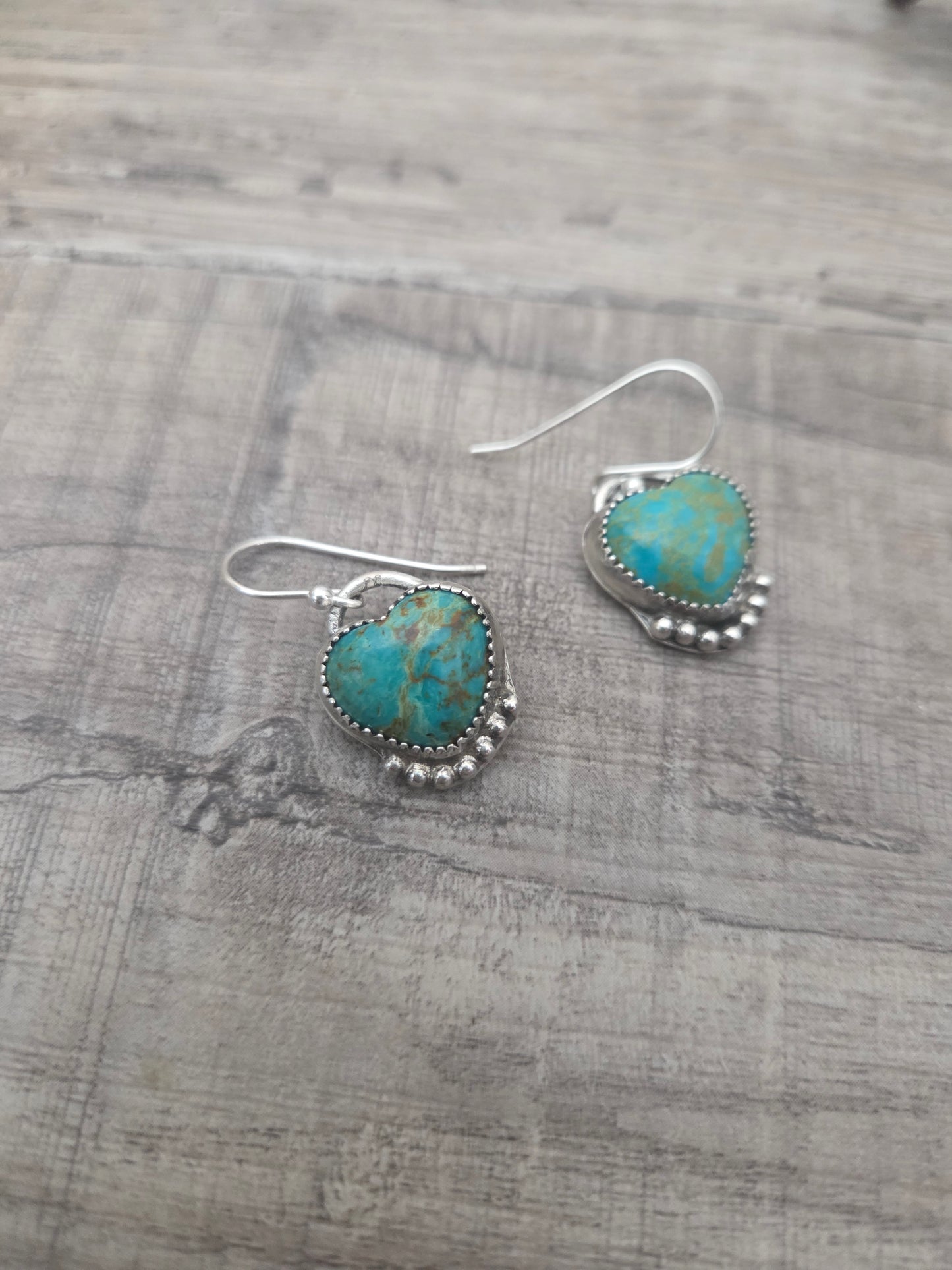 Heart Kingsman Turquoise earrings