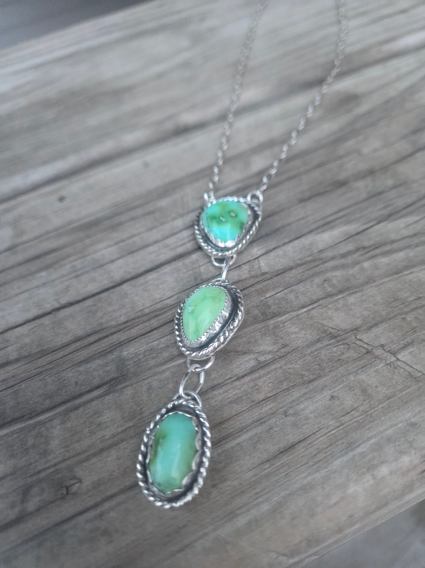 Sonoran Turquoise 19 inches-adjustable chain