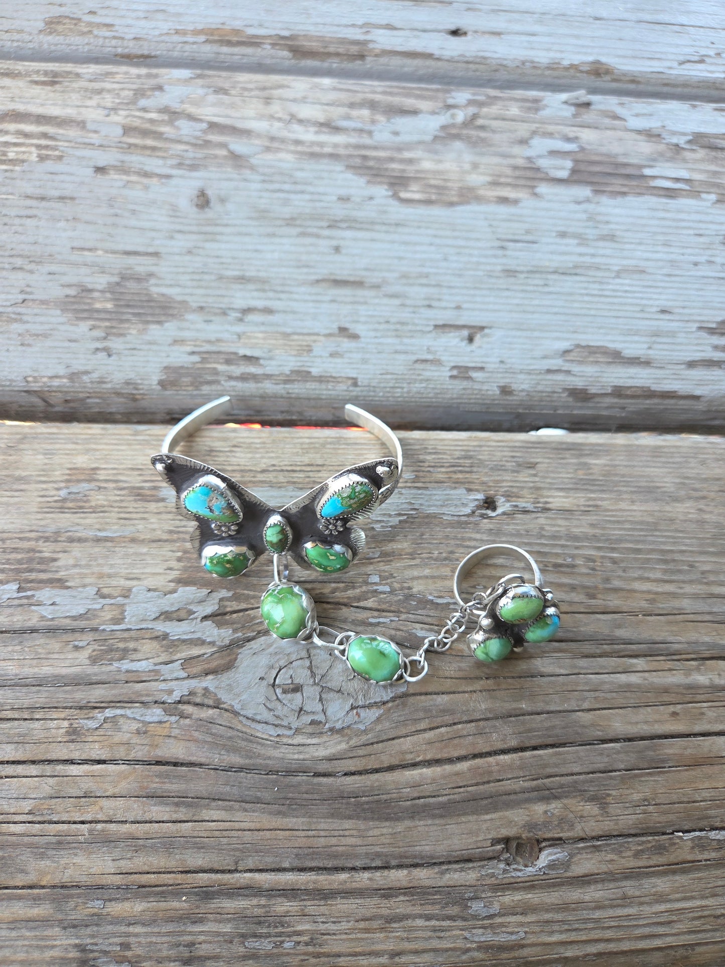 ButterFly bracelet ring combo