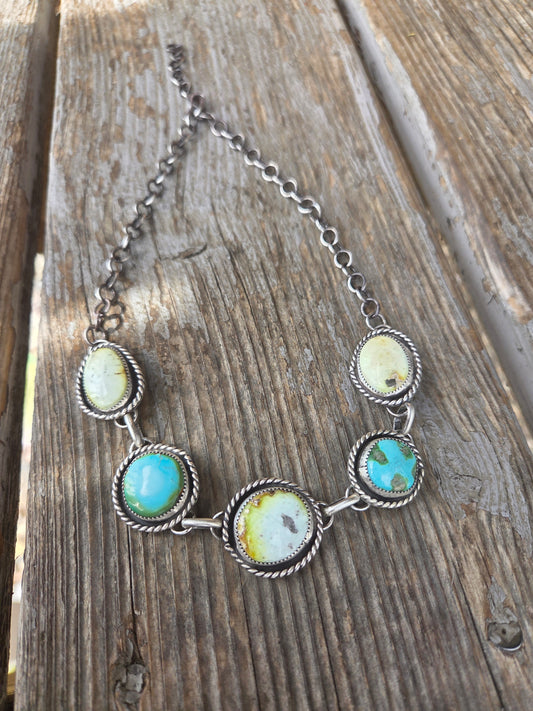 Sonoran Turquoise & Palomino Choker/Necklace
