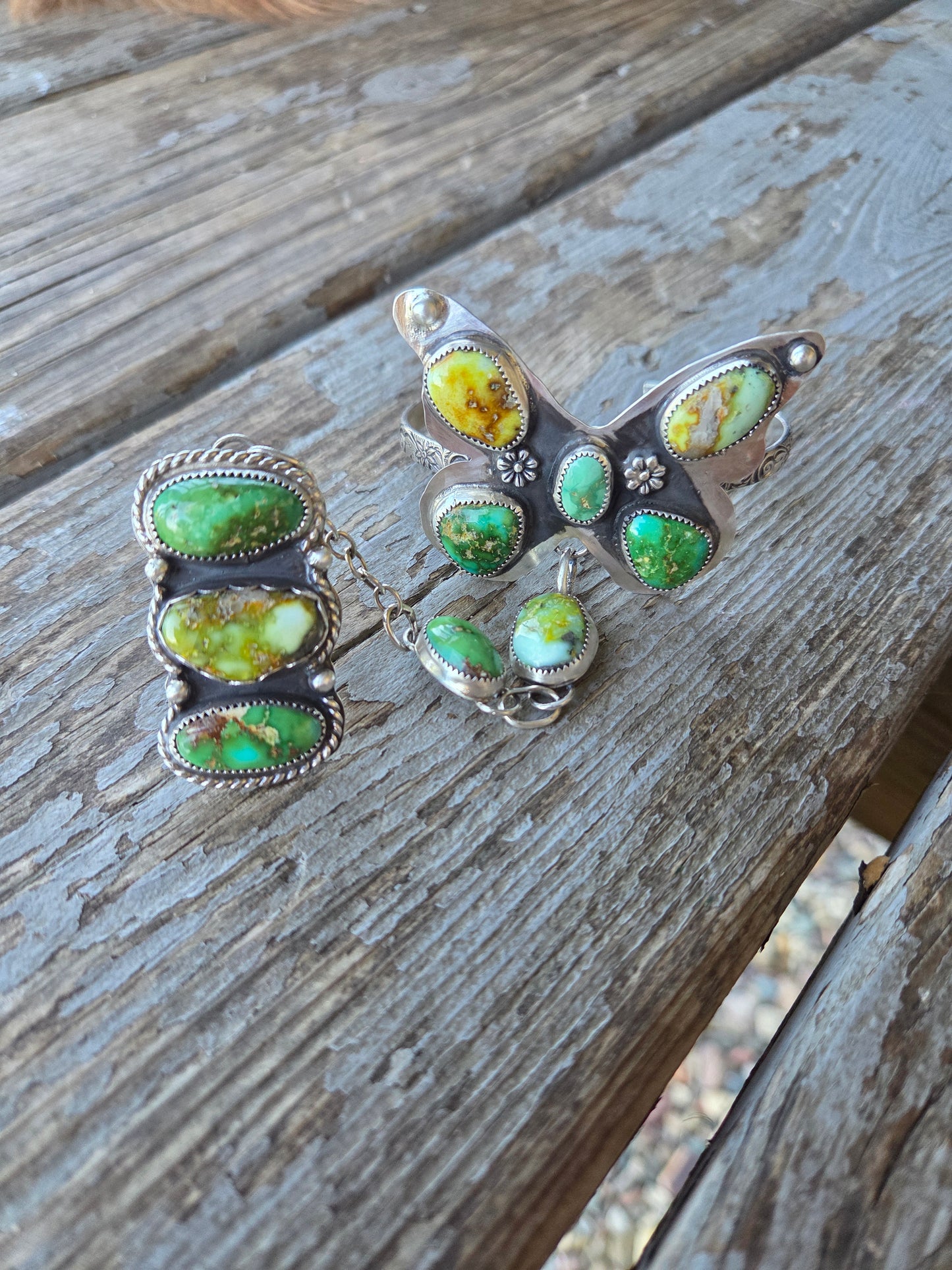 ButterFly bracelet ring combo