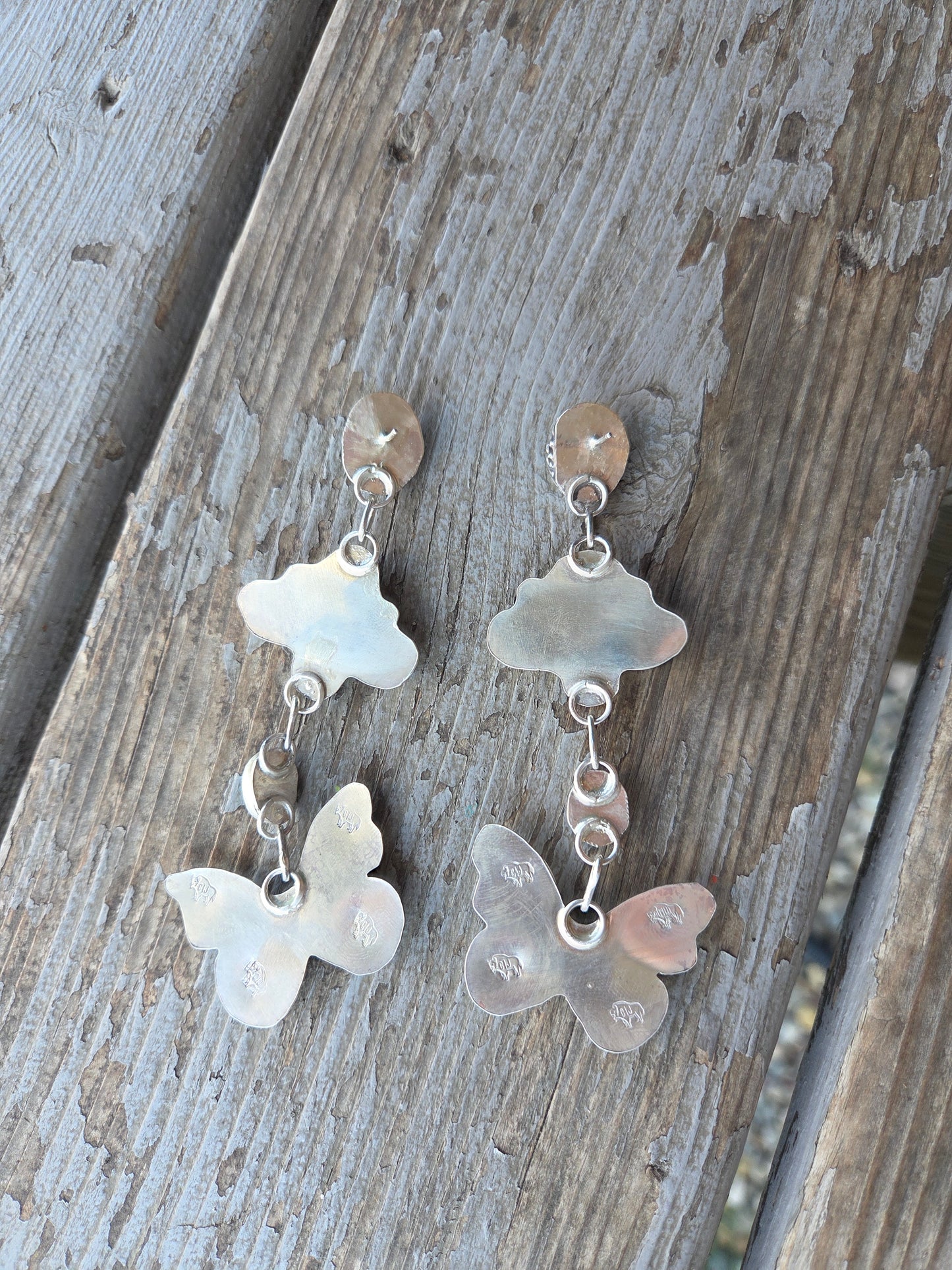 Butter Fly Turquoise Earrings