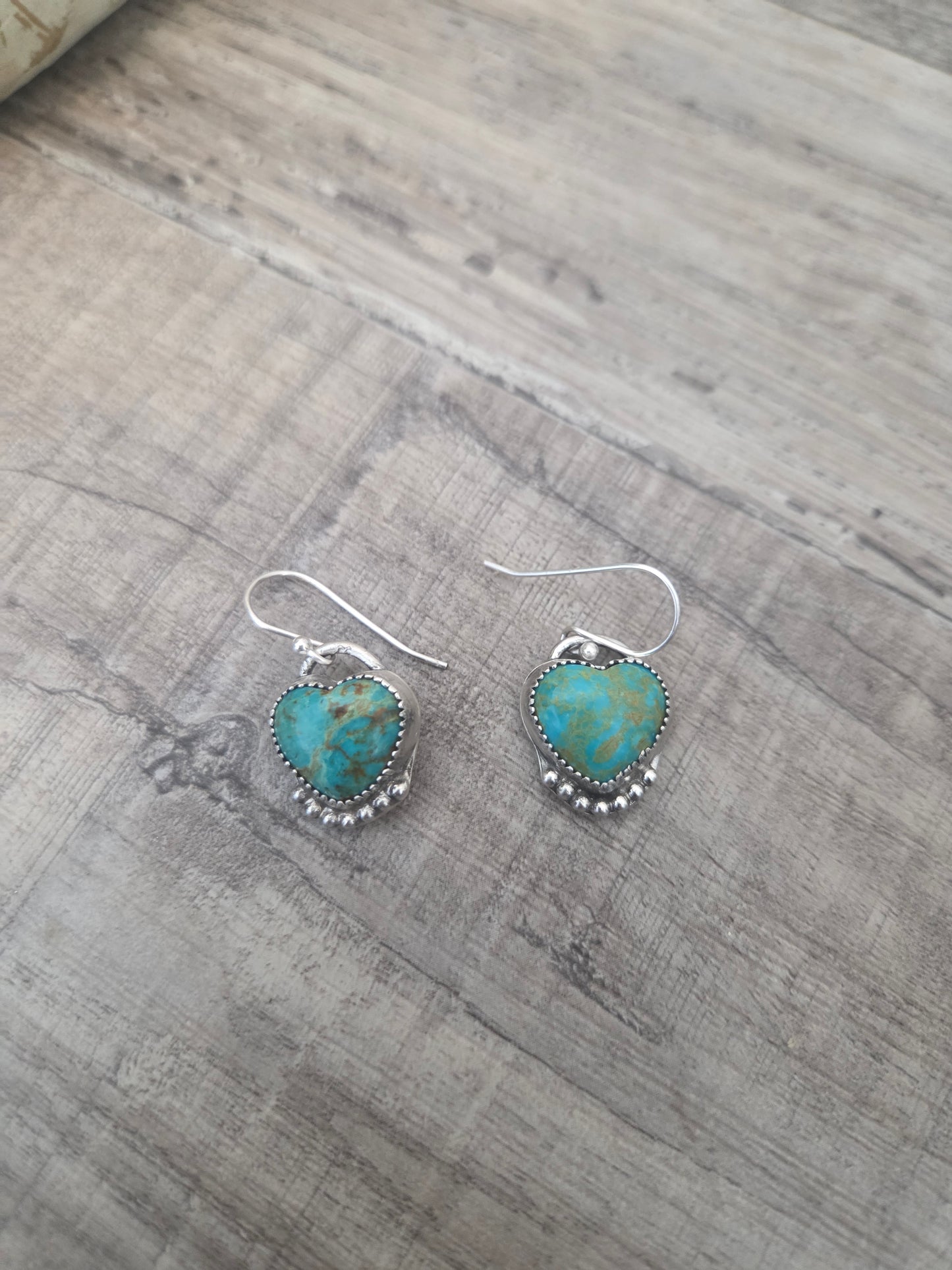 Heart Kingsman Turquoise earrings