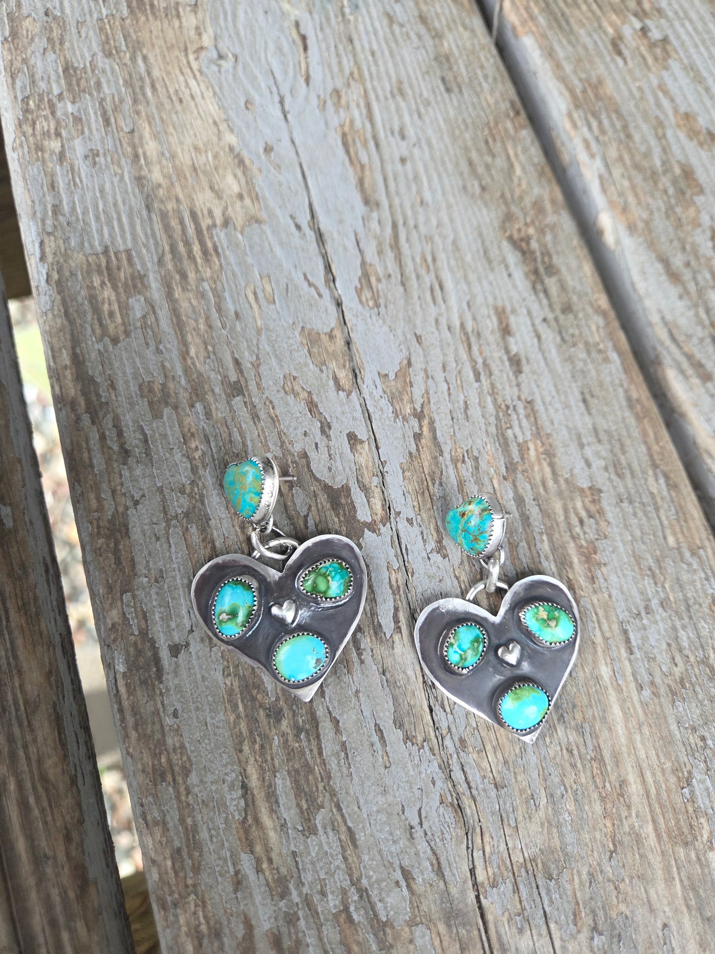 Heart Turquoise Earrings