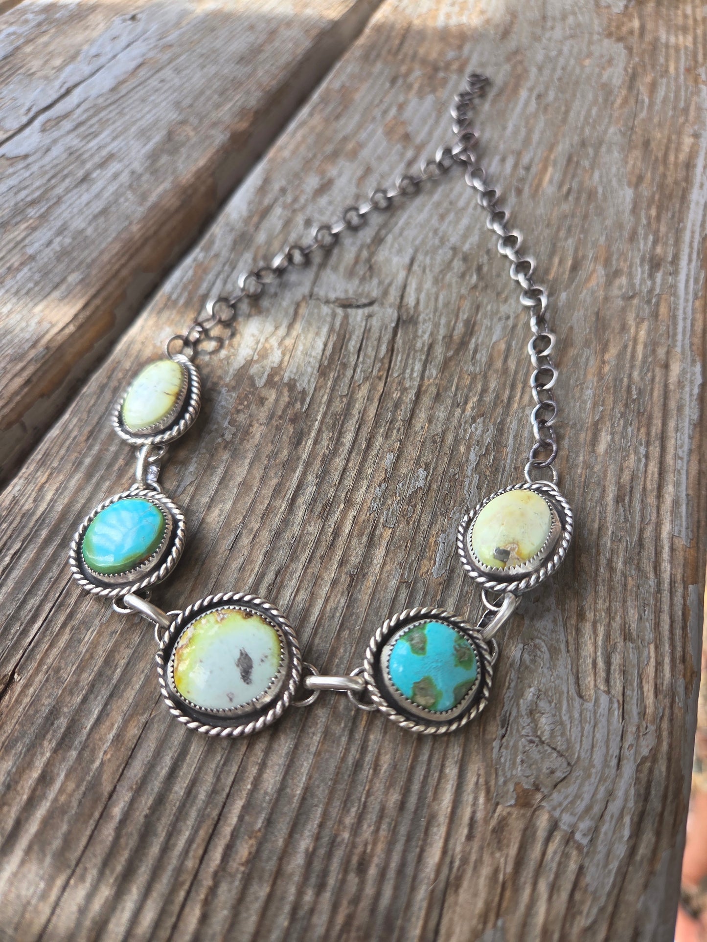 Sonoran Turquoise & Palomino Choker/Necklace