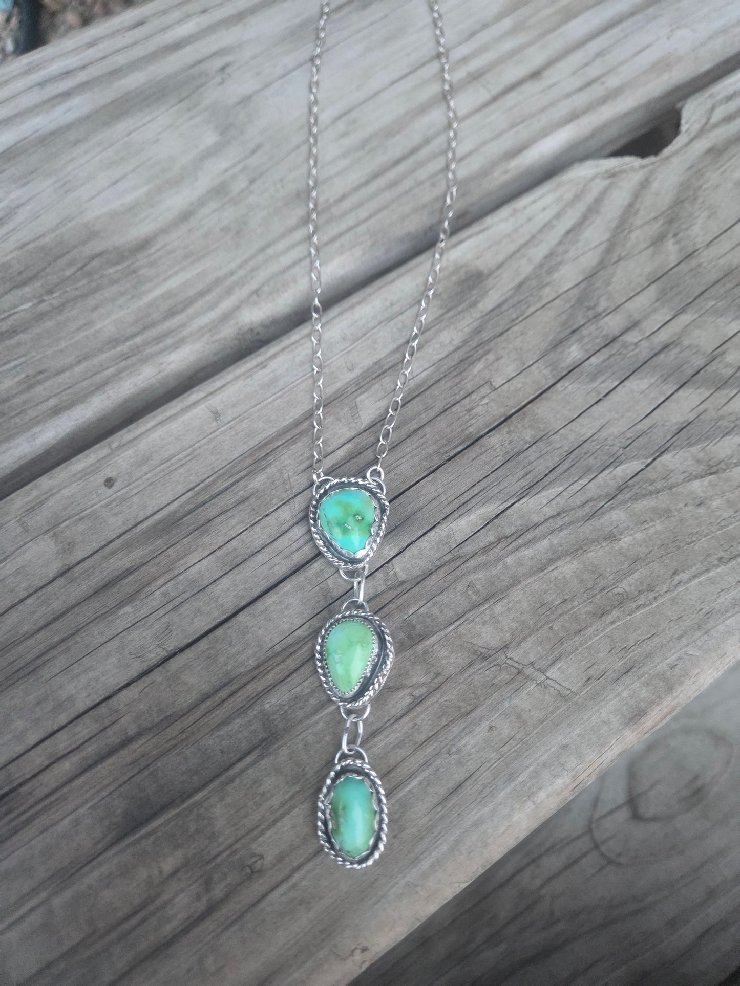 Sonoran Turquoise 19 inches-adjustable chain