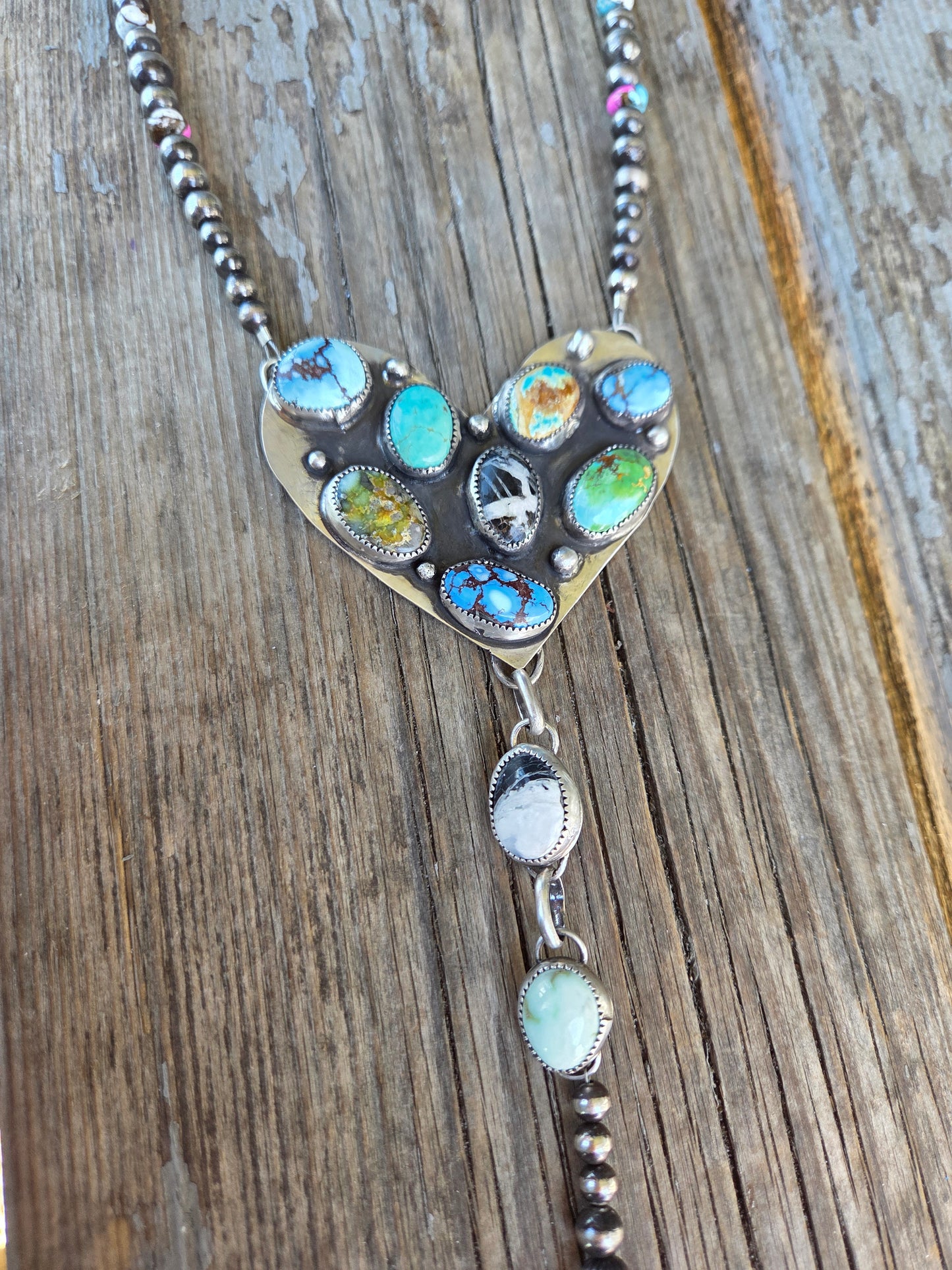 Heart Turquoise Cluster
