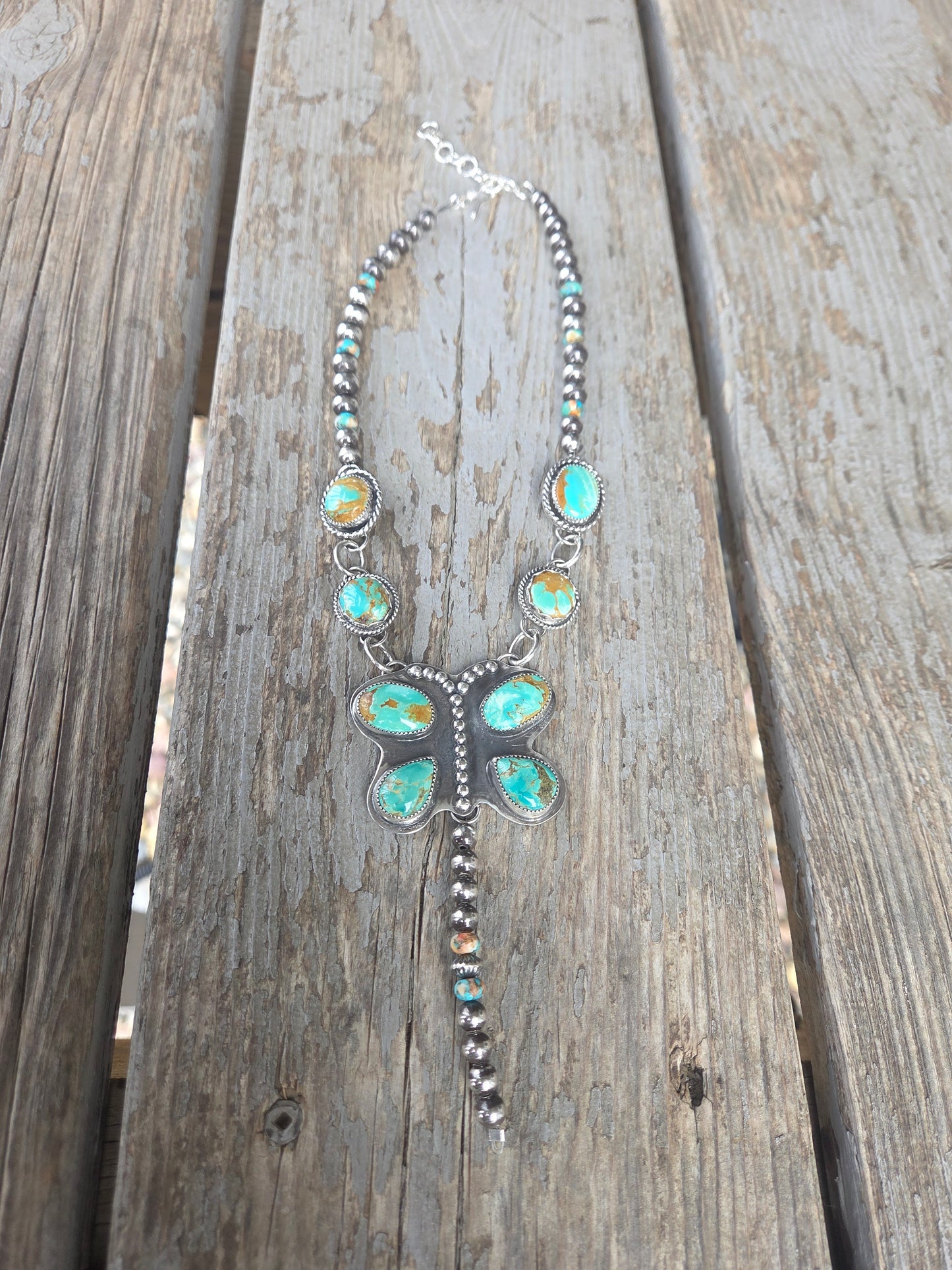 Hidden Valley & Tyrone Turquoise & Sterling Pearls