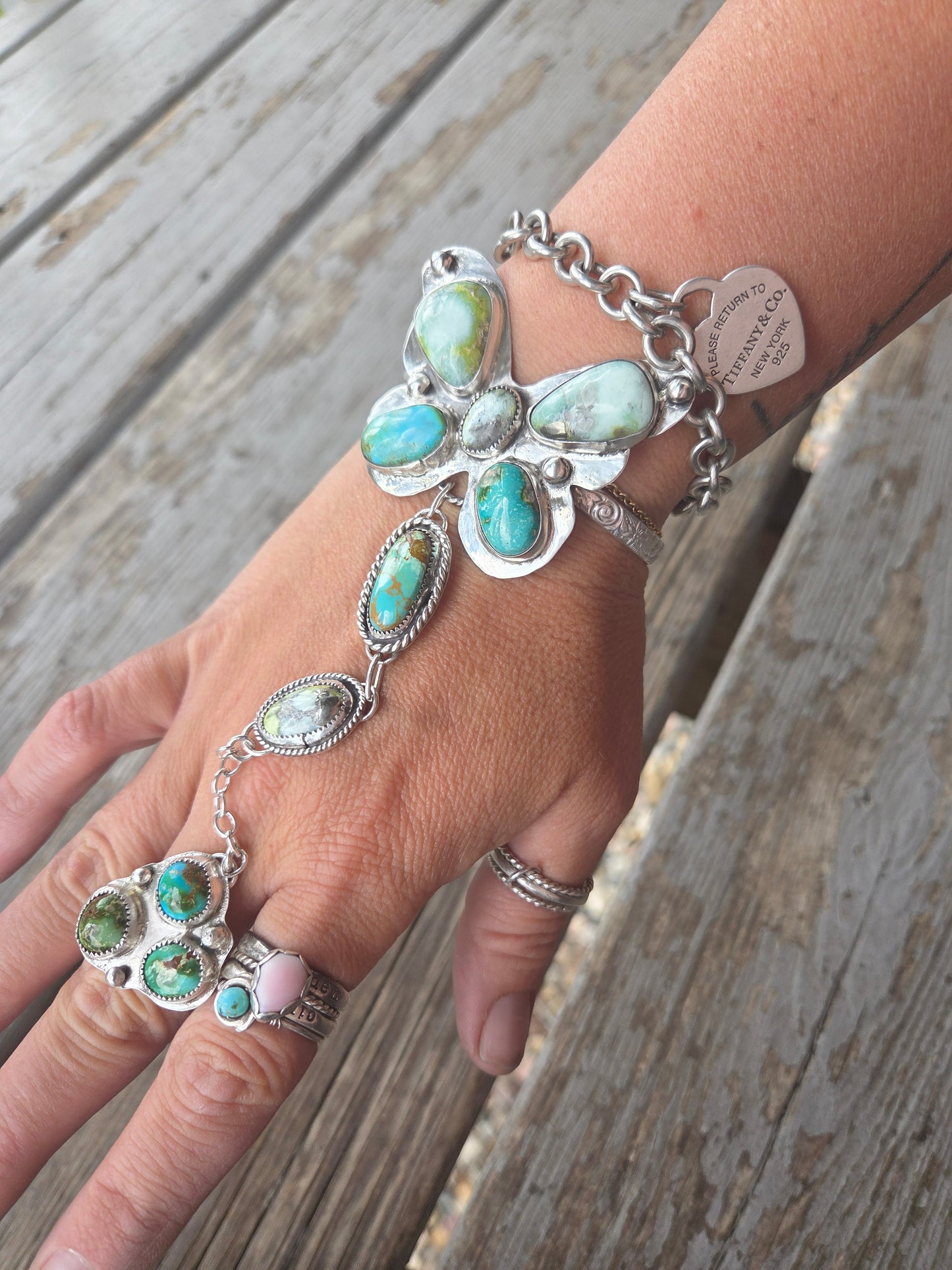 ButterFly bracelet ring combo