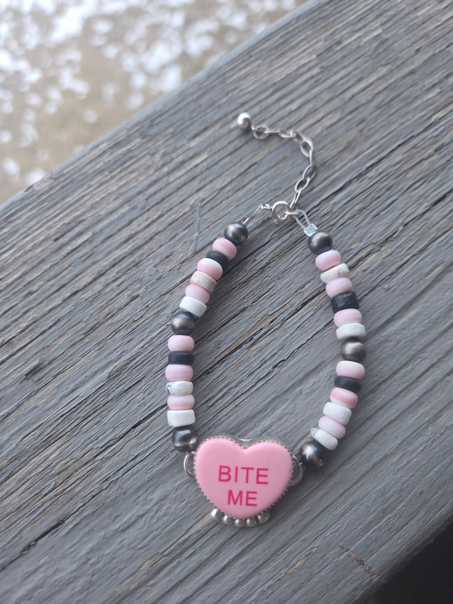 Bite Me Heart Bracelet
