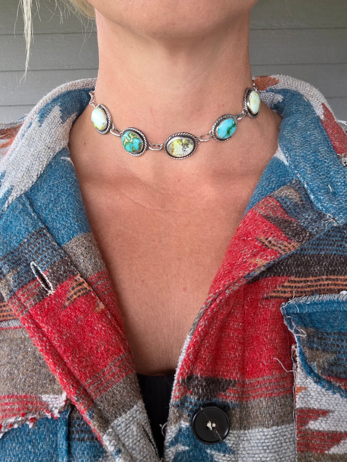 Sonoran Turquoise & Palomino Choker