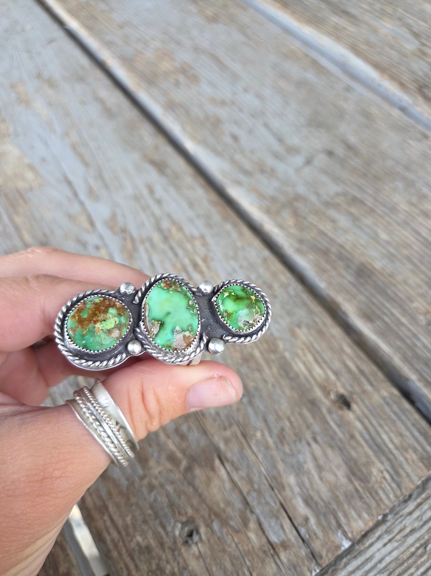 Royston Turquoise Adjustable Ring